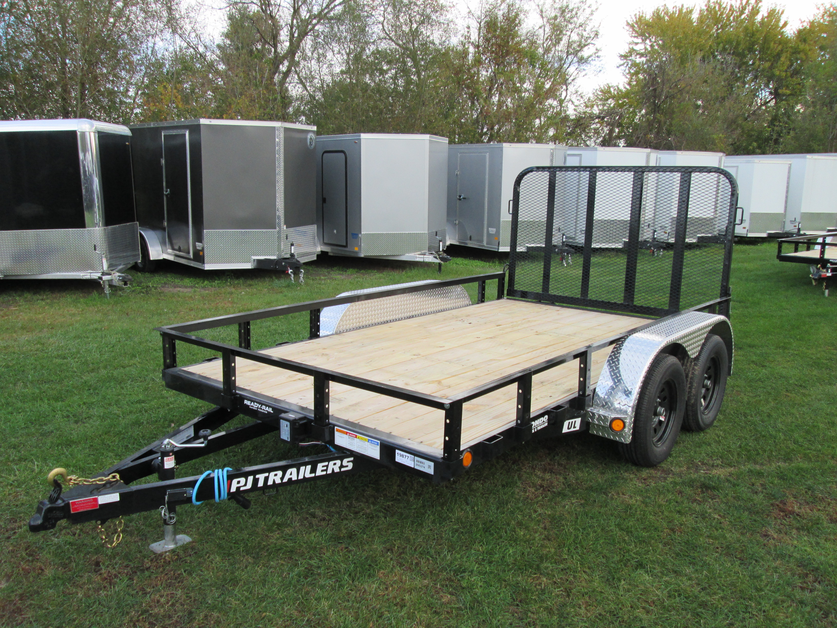 2026 PJ Trailer 83x12 UL Utility UL21232BSGK