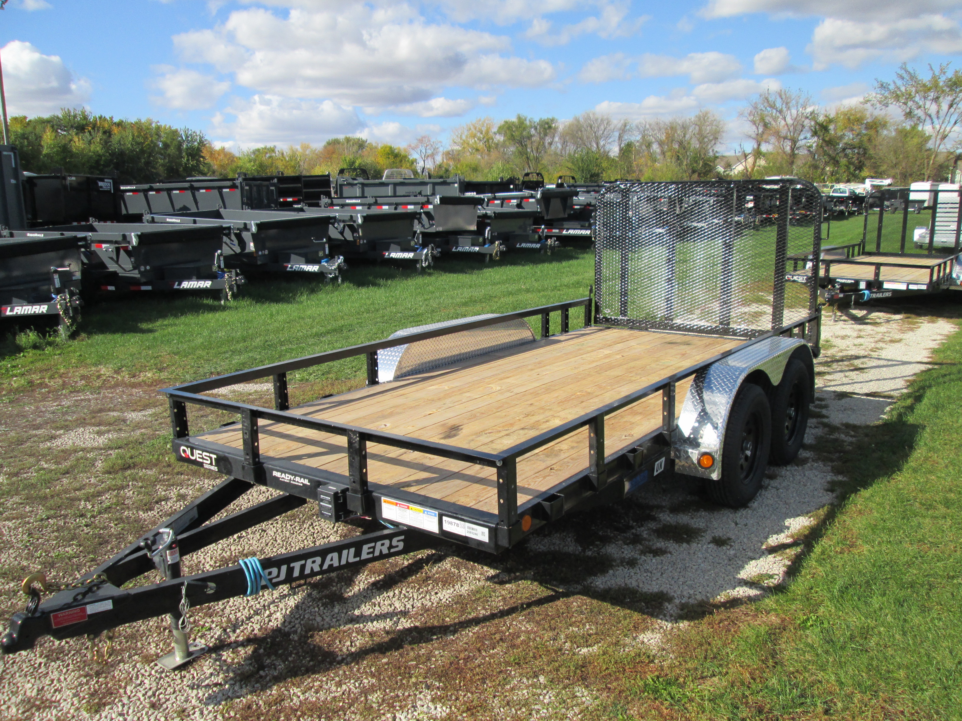 2026 PJ Trailer 77x14 UK Utility UK21432BSGK