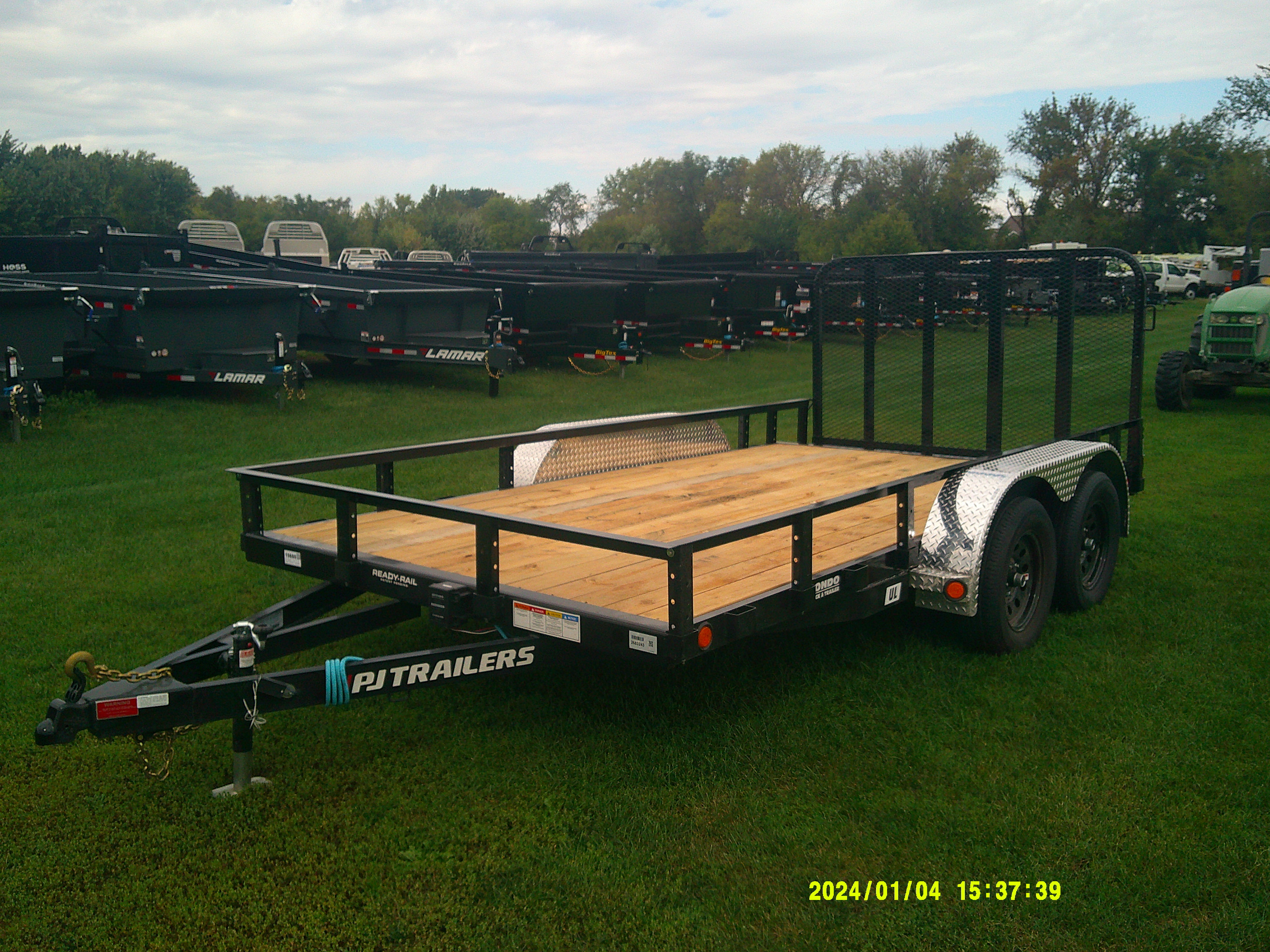 2026 PJ Trailer 83x14 UL Utility UL21432BSBK