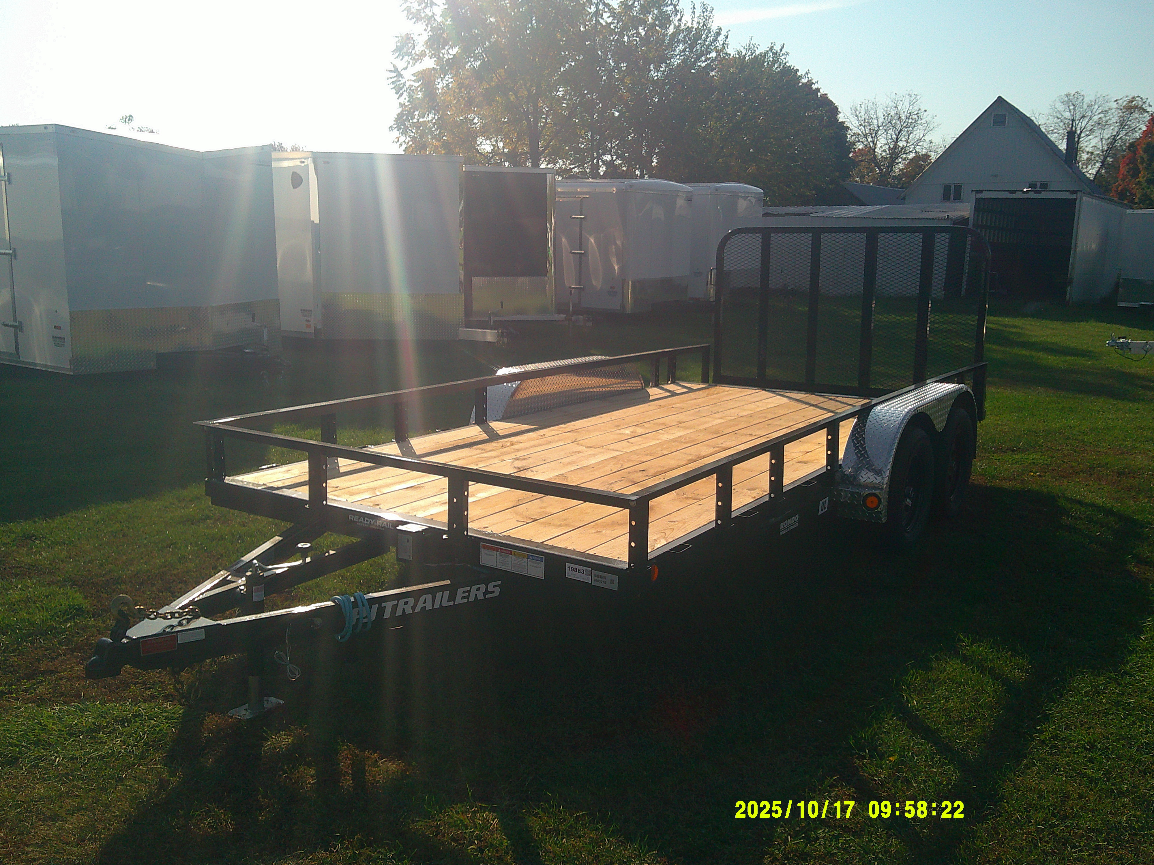 2026 PJ Trailer 83x16 UL Utility UL21632BSBK