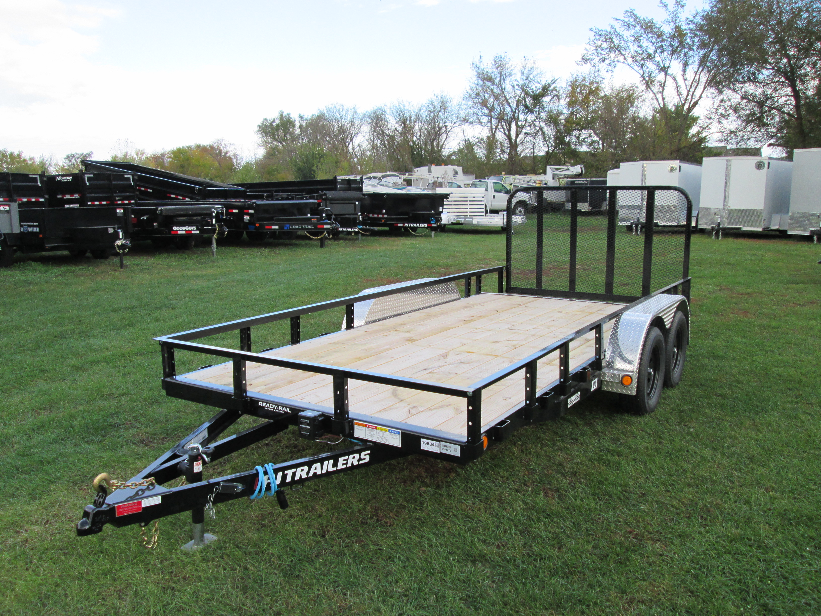 2026 PJ Trailer 83x16 UL Utility UL21632BSBK