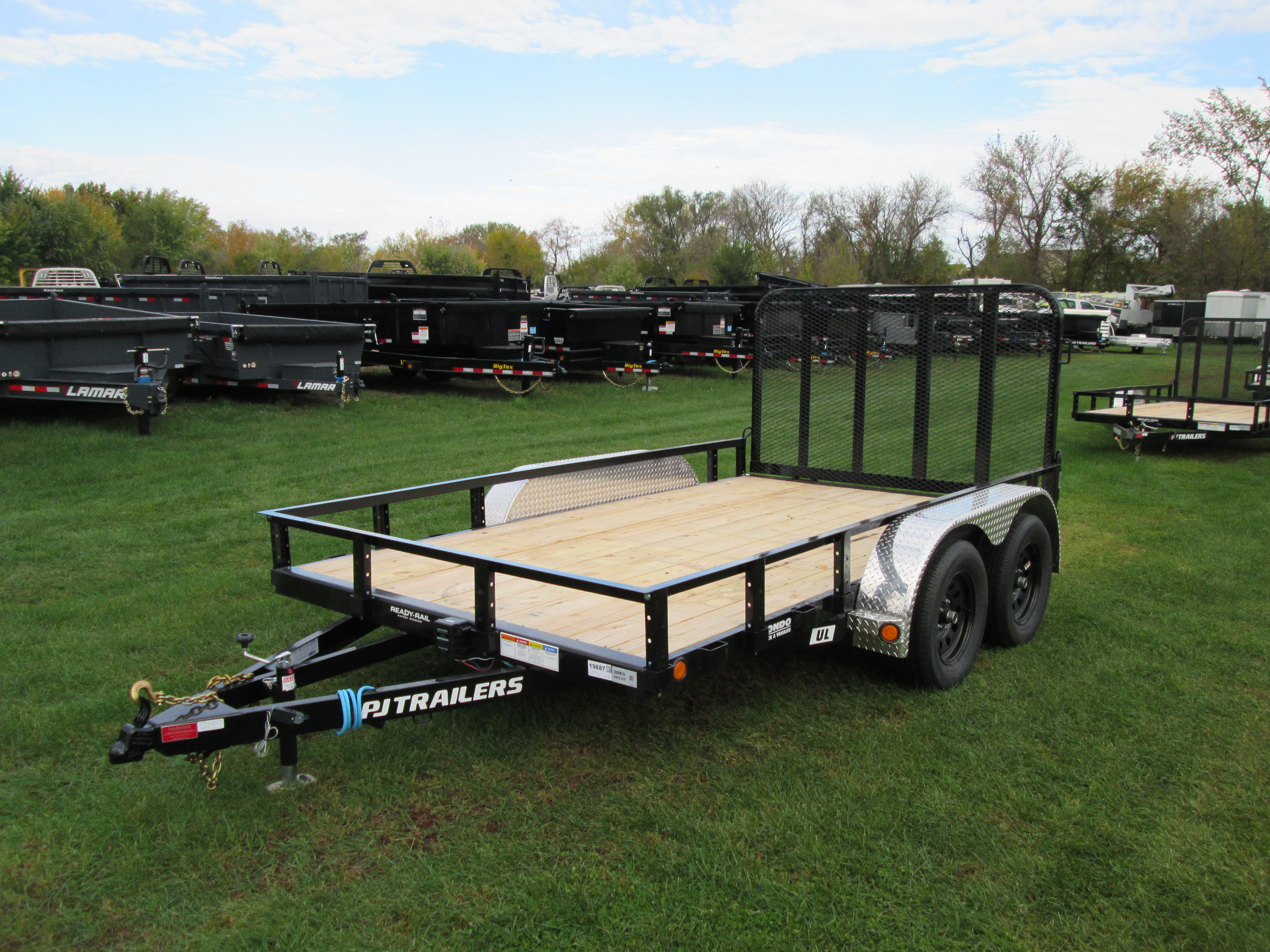 2026 PJ Trailer 83x12 UL Utility UL21232BSGK