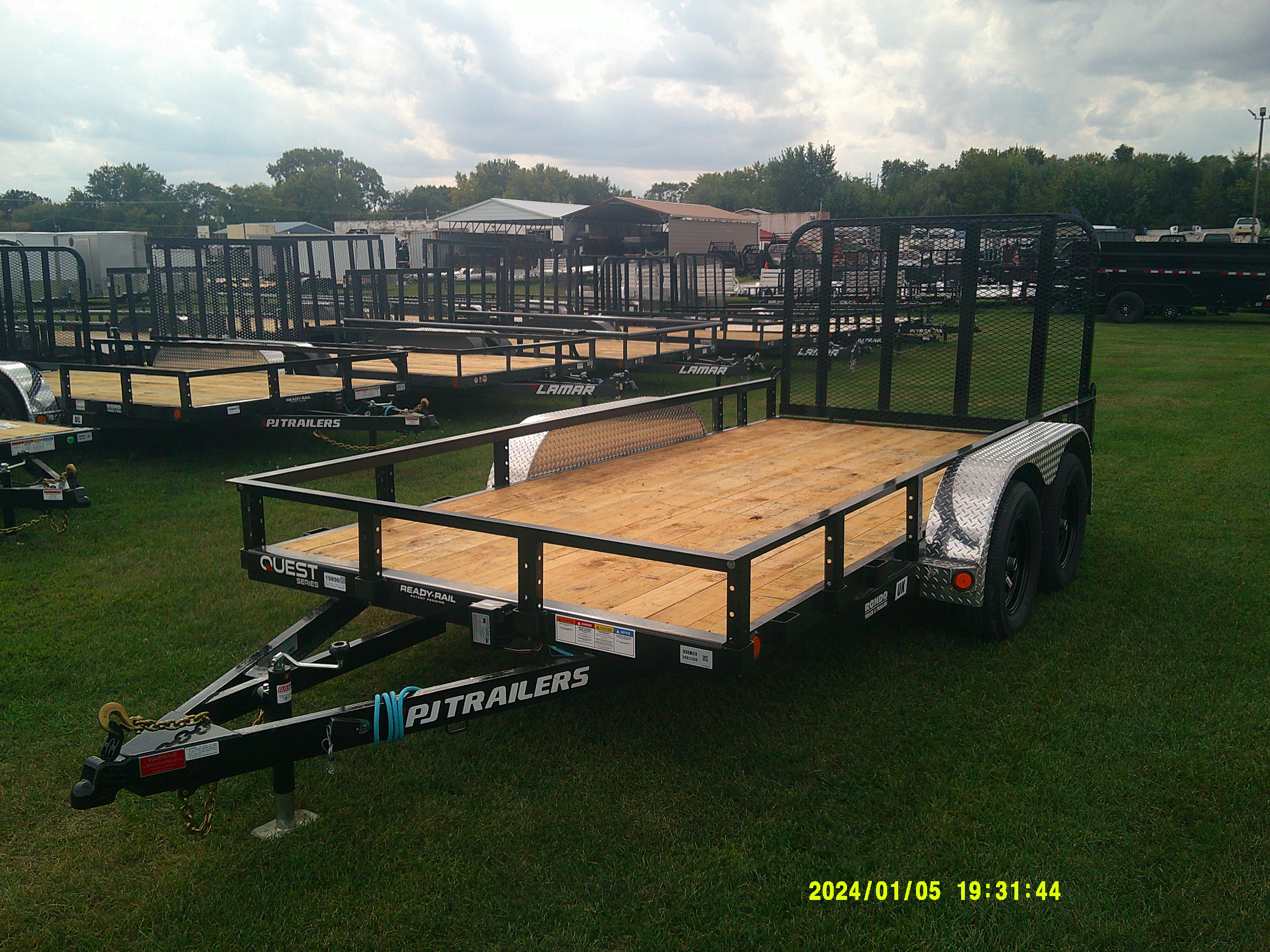 2026 PJ Trailer 77x14 UK Utility UK21432BSGK