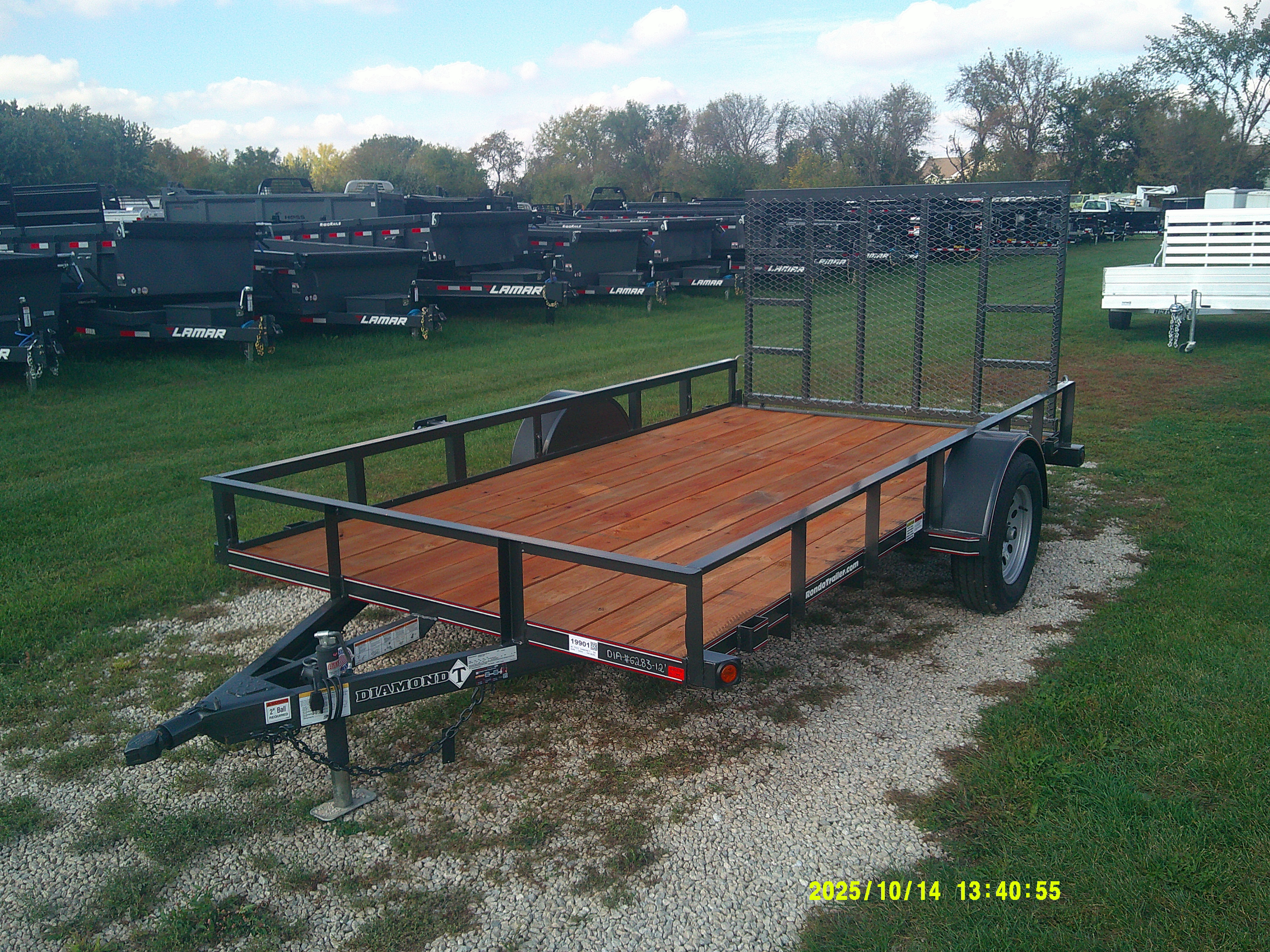 2025 Diamond T 77x12  Single Axle Utility 7712SAS