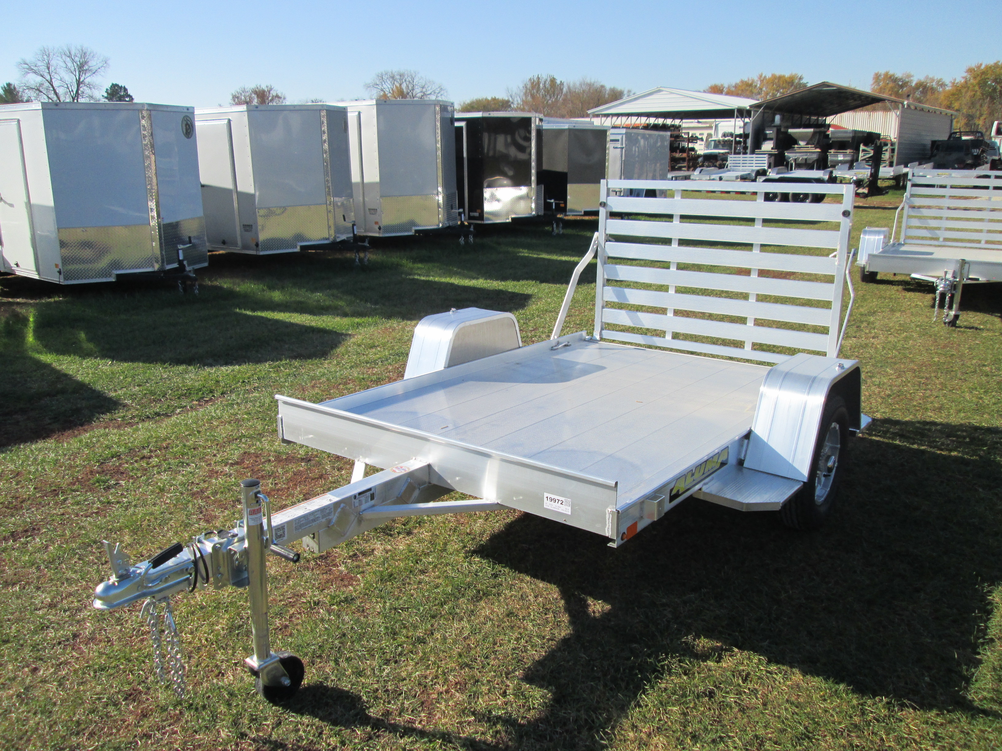 2026 Aluma 63x8  Aluminum Single Axle Utility 638S-TG