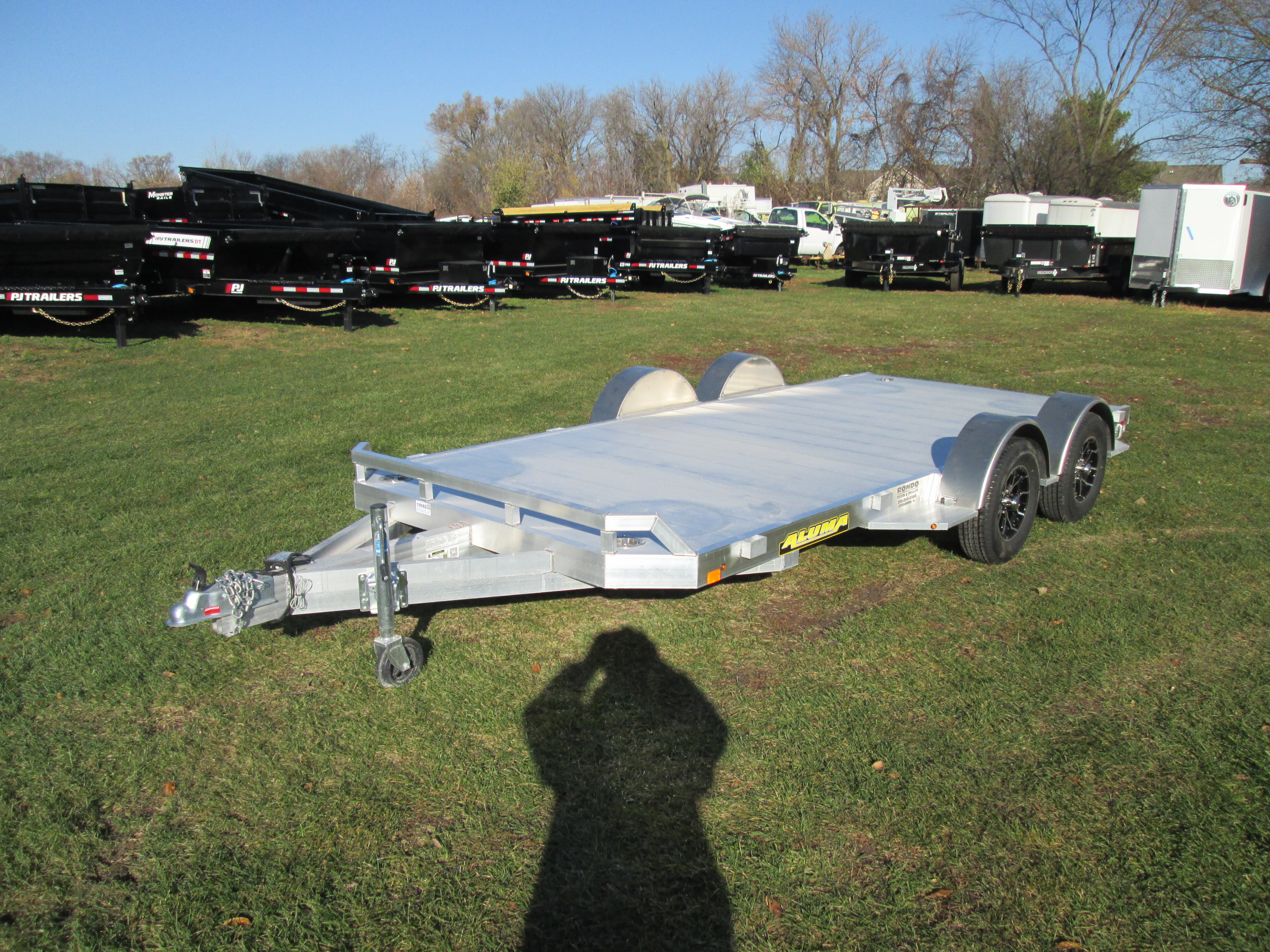 2026 Aluma 82x16  Car Hauler 8216TA-EL-R-RTD