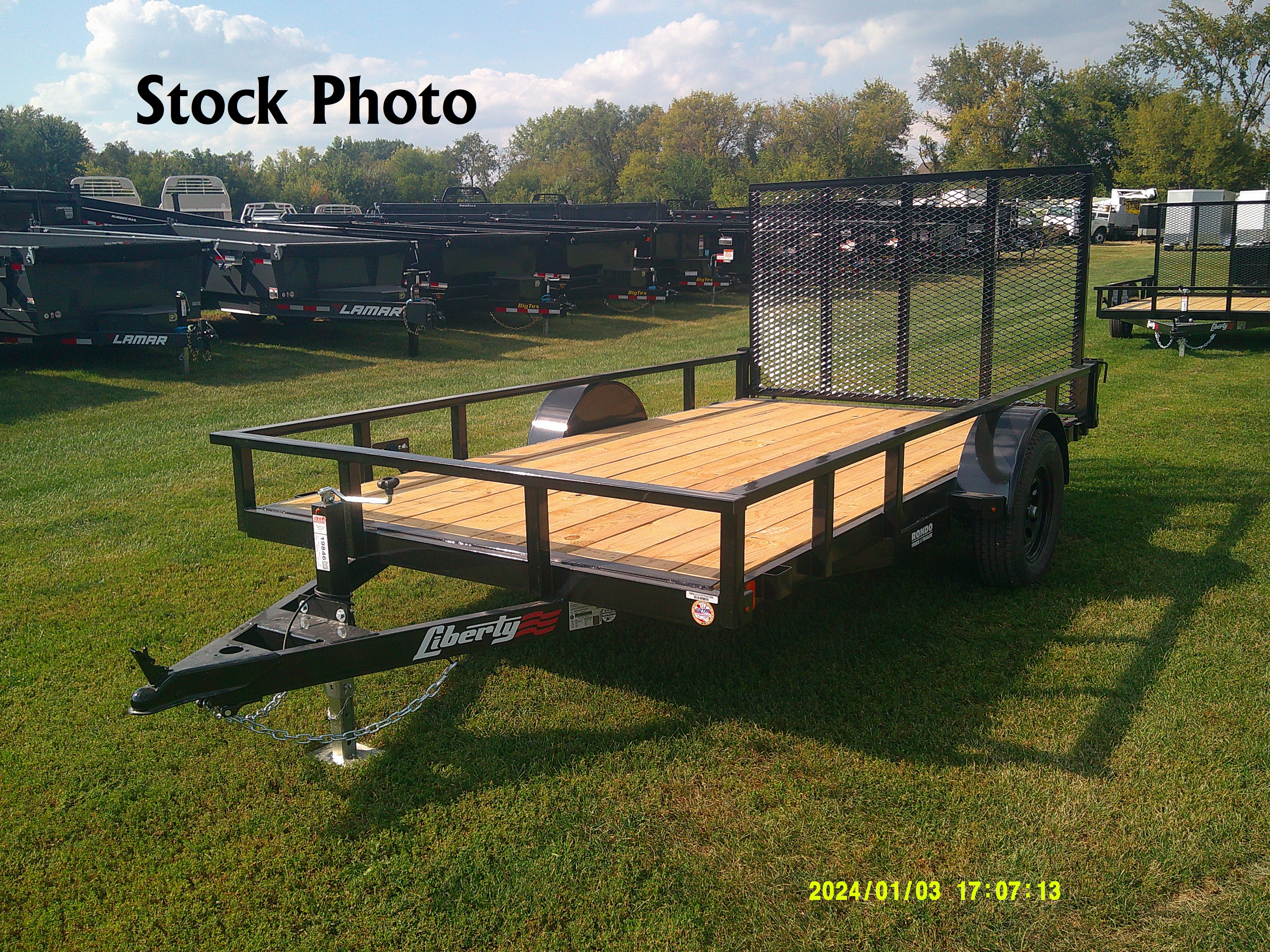 2026 Liberty 83x14  Single Axle Utility LU3K83X14