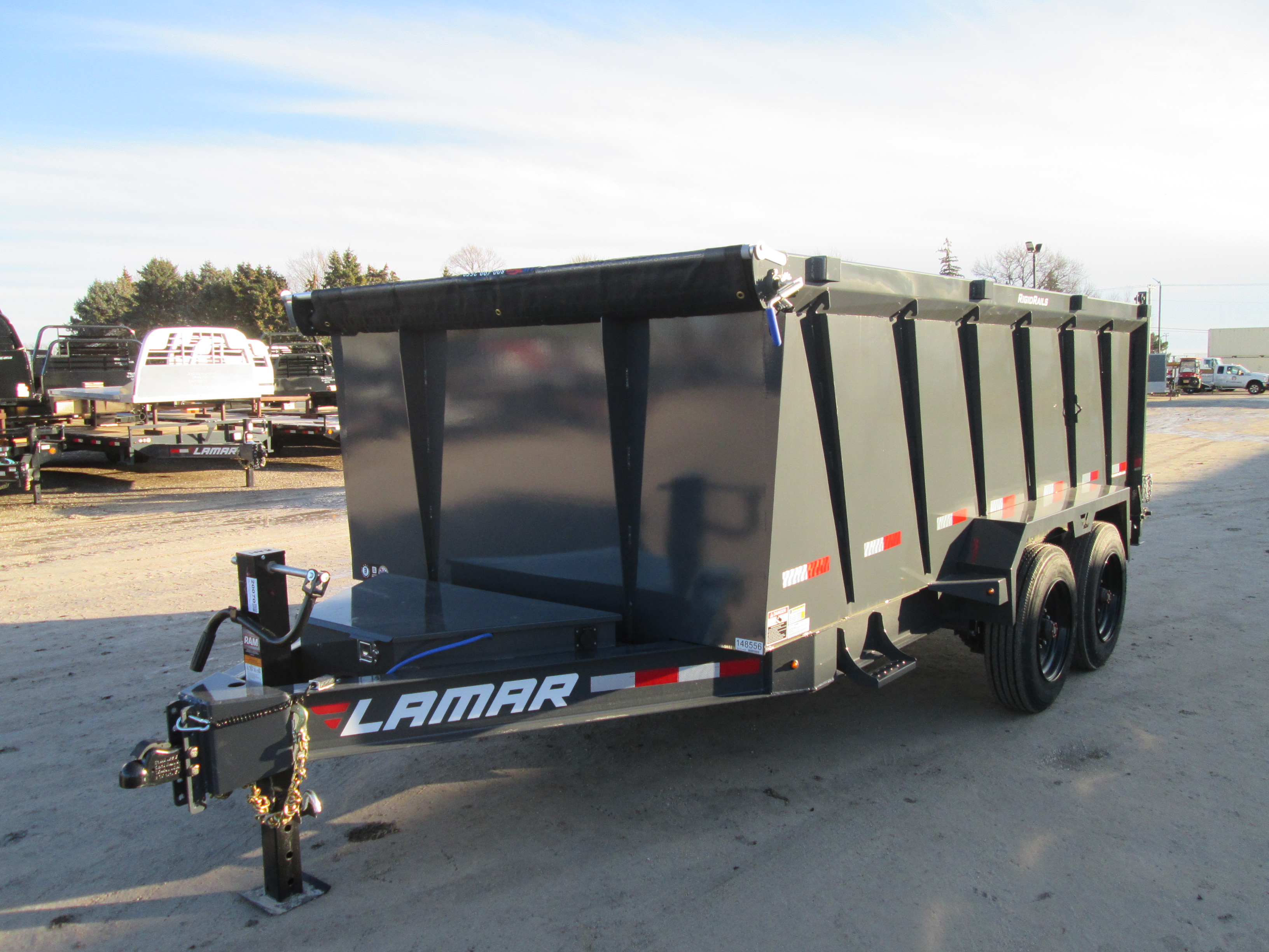 2026 Lamar 83x14' Dump DL831428 :: Rondo Trailer