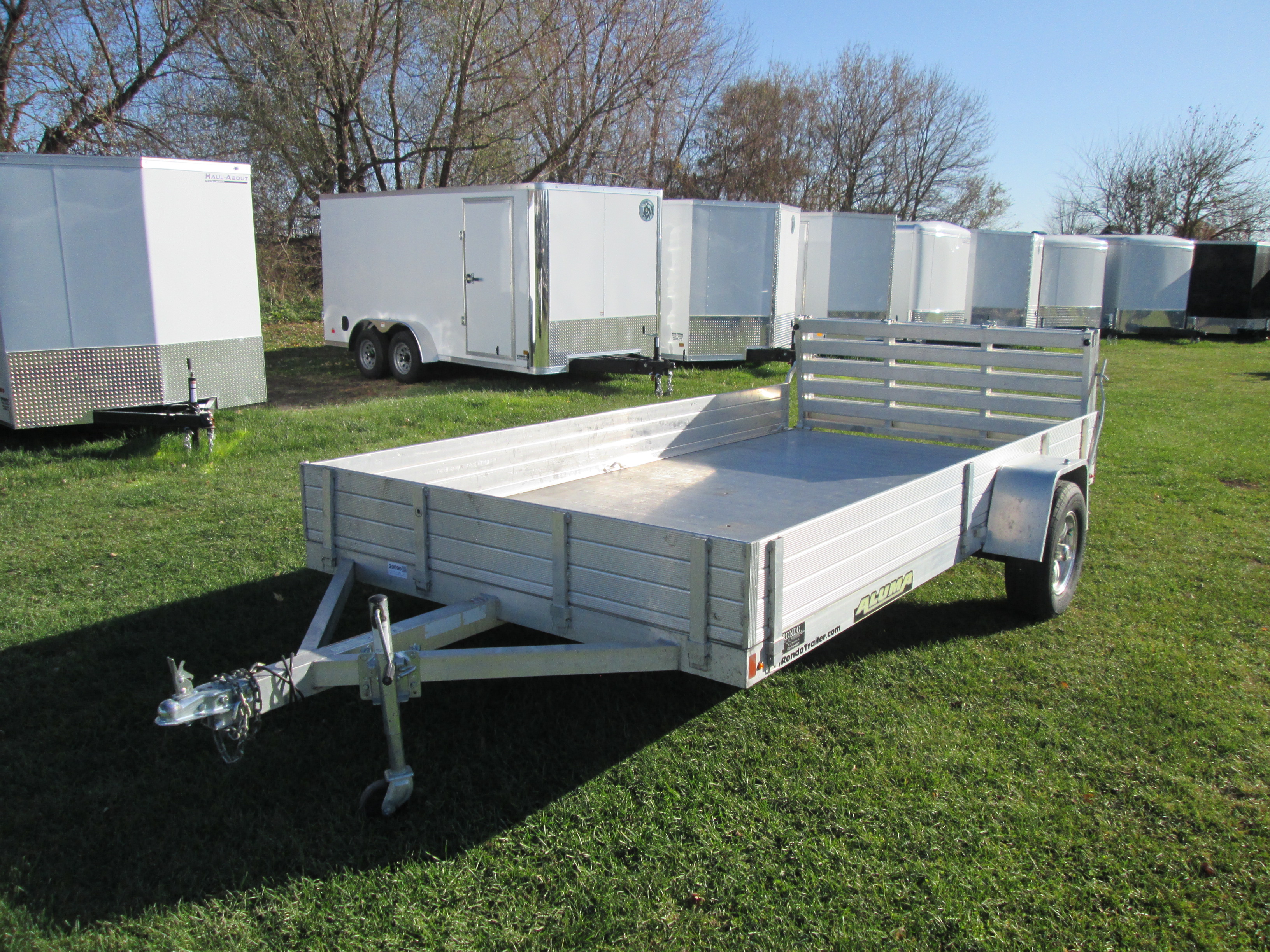 2018 Aluma 81x12.75  Aluminum Single Axle Utility 8113SS