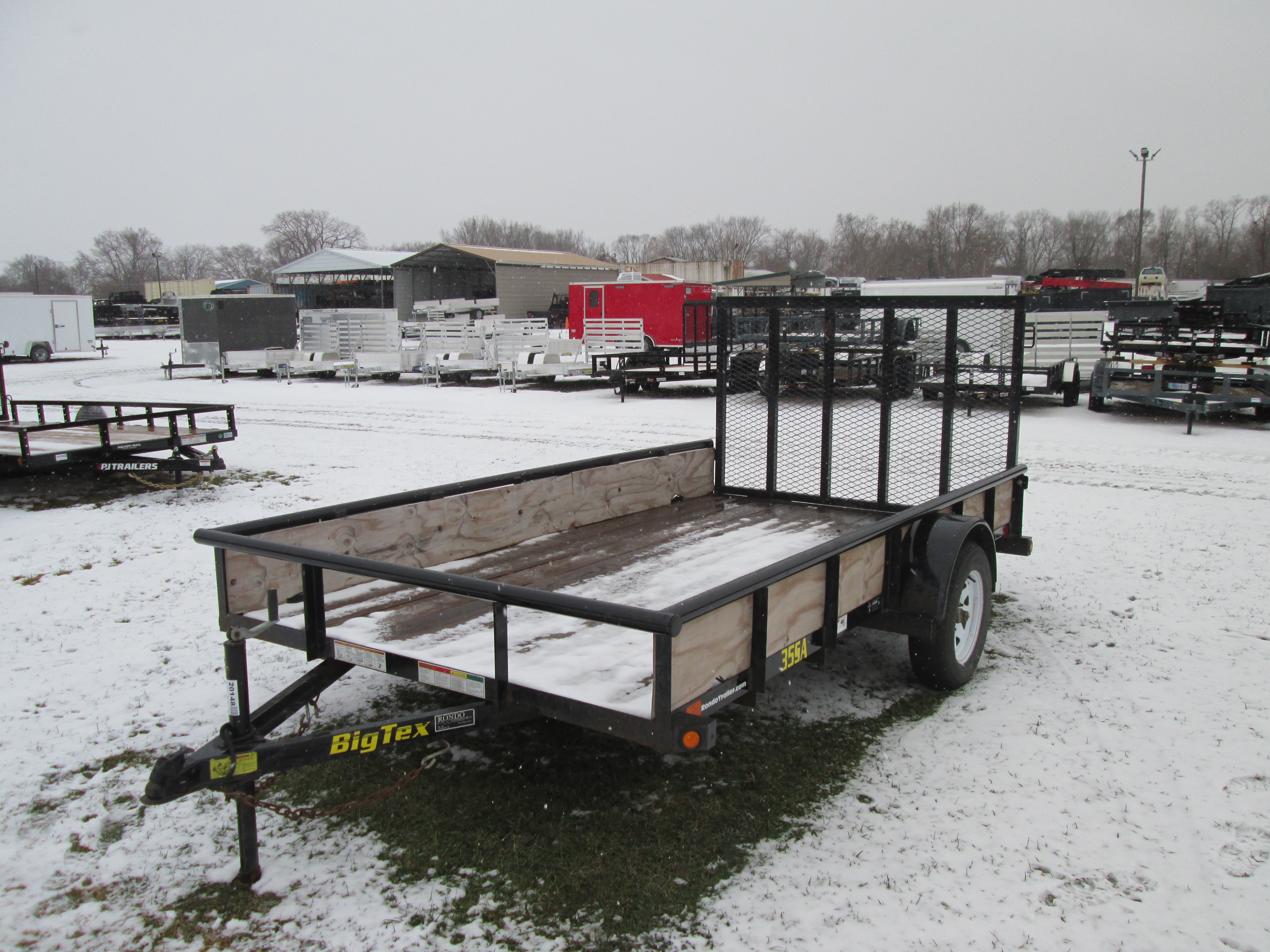 2015 Big Tex 77x12  Single Axle Utility 35SA-12BK4RG