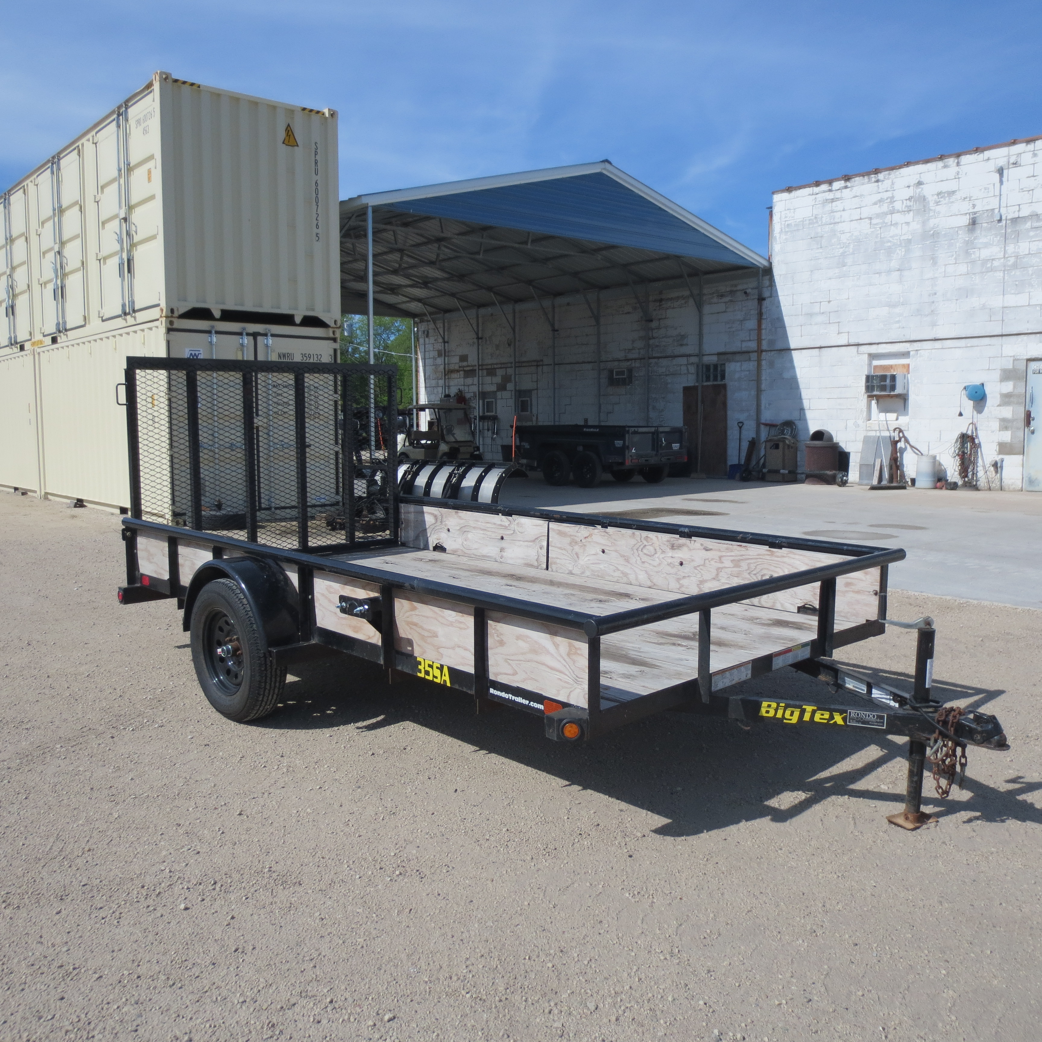 2015 Big Tex 77x12  Single Axle Utility 35SA-12BK4RG