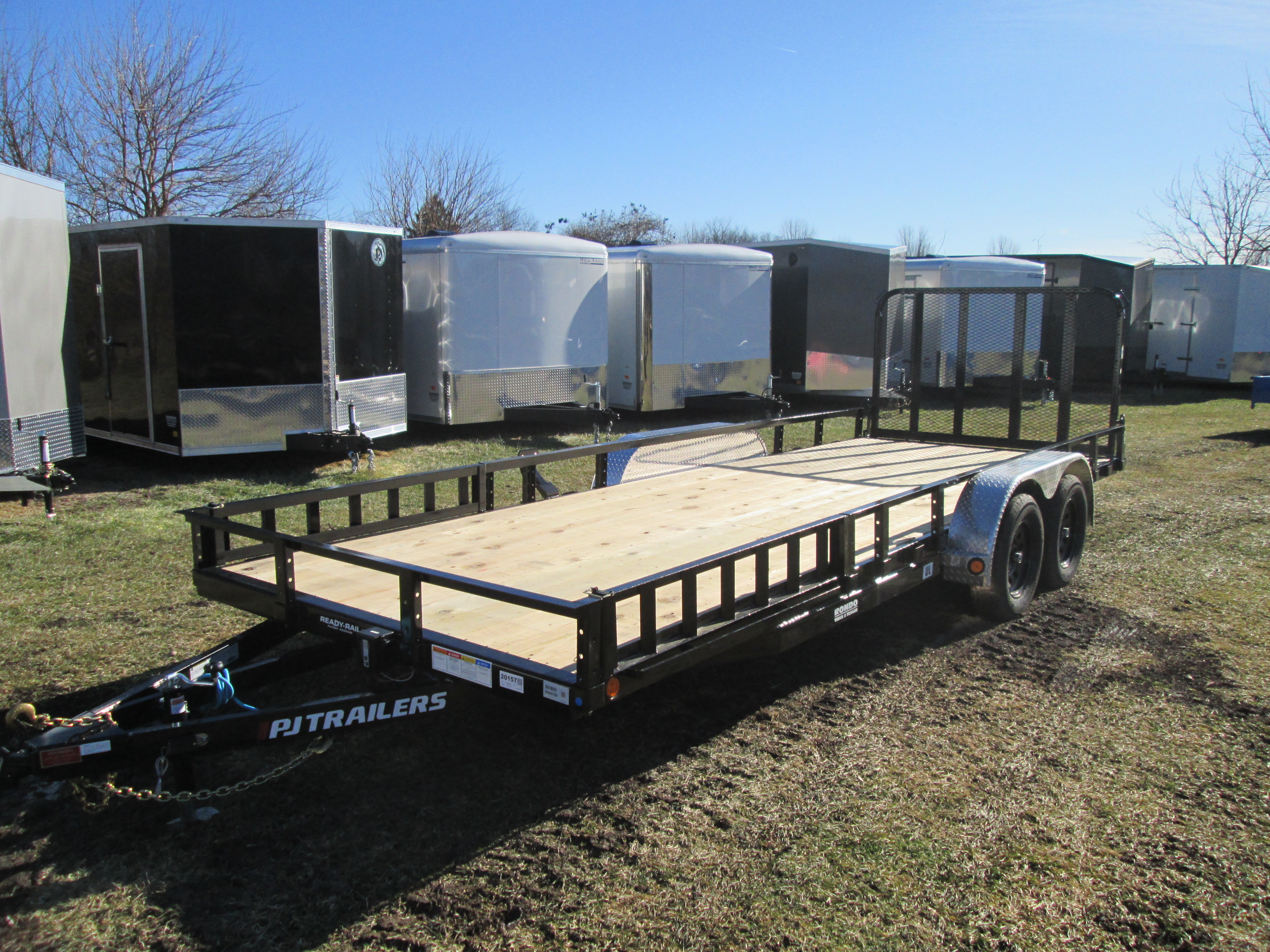 2026 PJ Trailer 83x20 UL Utility UL22032BSFK-ATVR-SP02