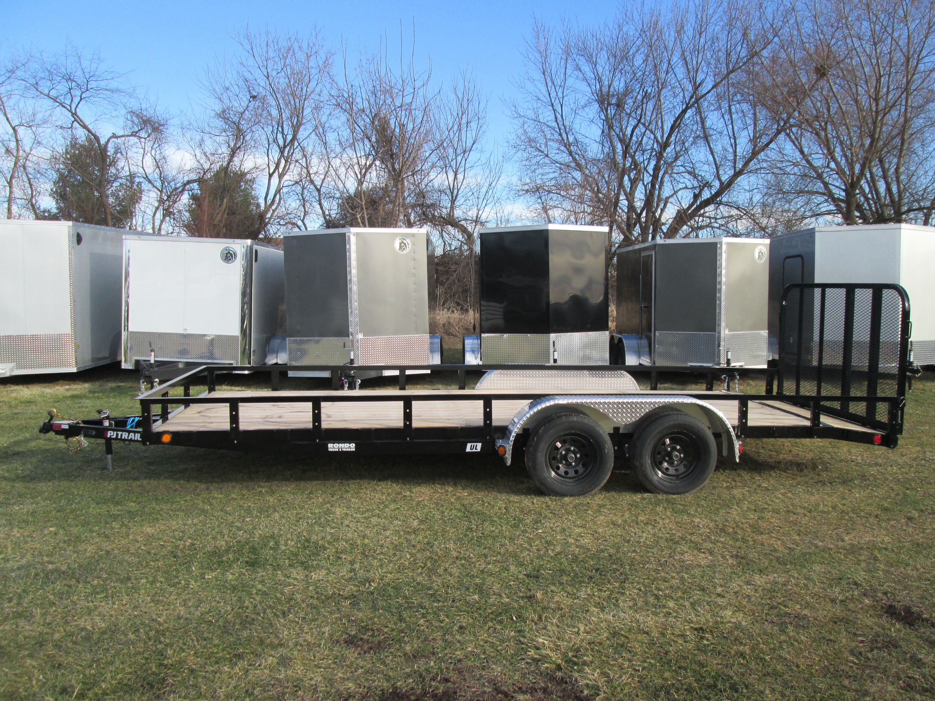 2026 PJ Trailer 83x20 UL Utility UL22032BSBK