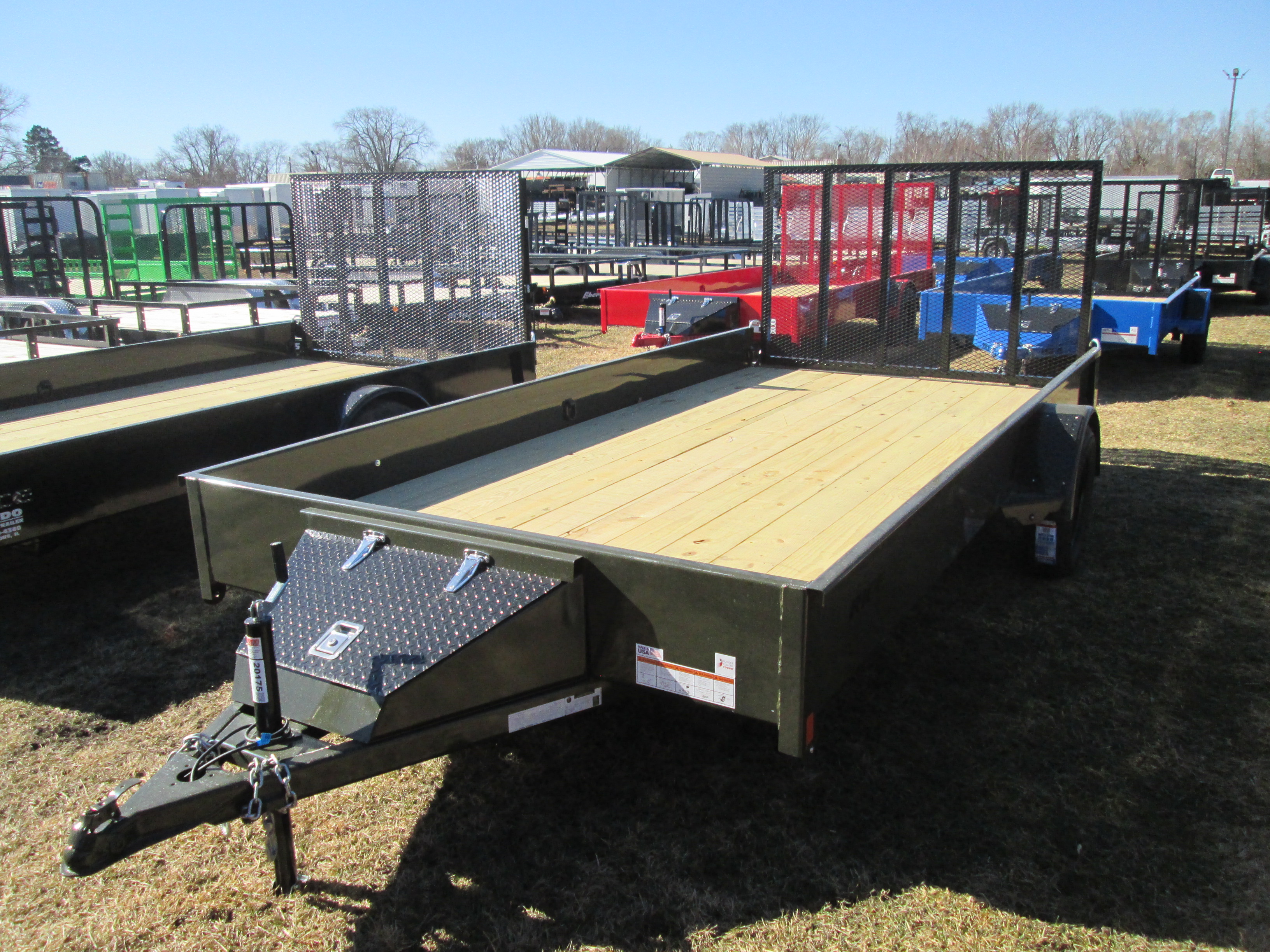 2026 Rice 82x14  Single Axle Utility SST8214