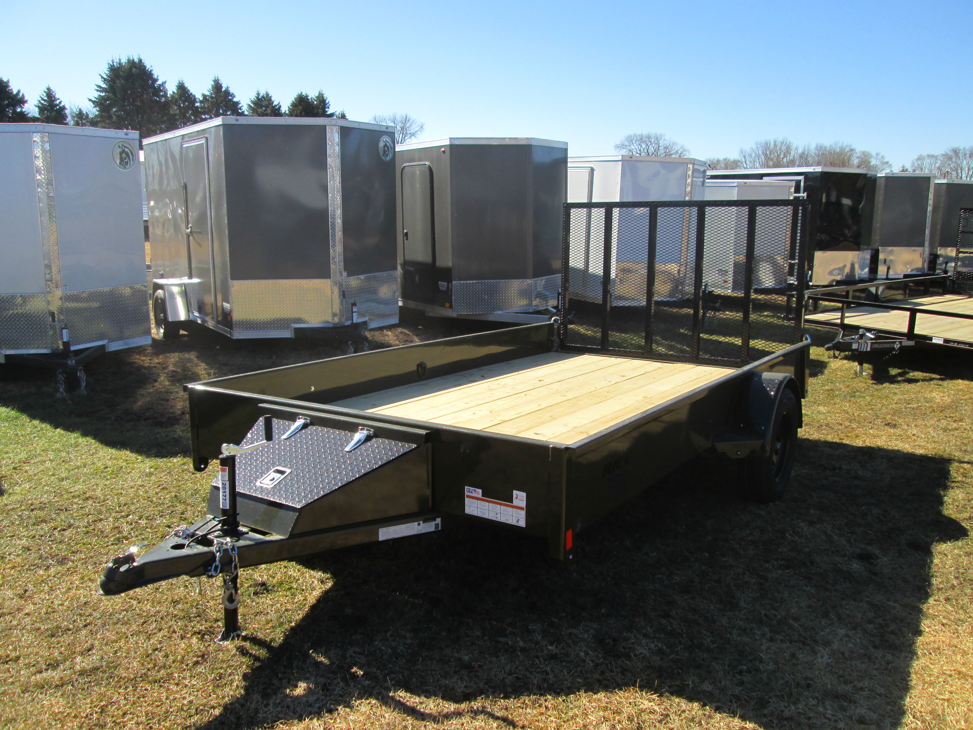 2026 Rice 82x12  Single Axle Utility SST8212