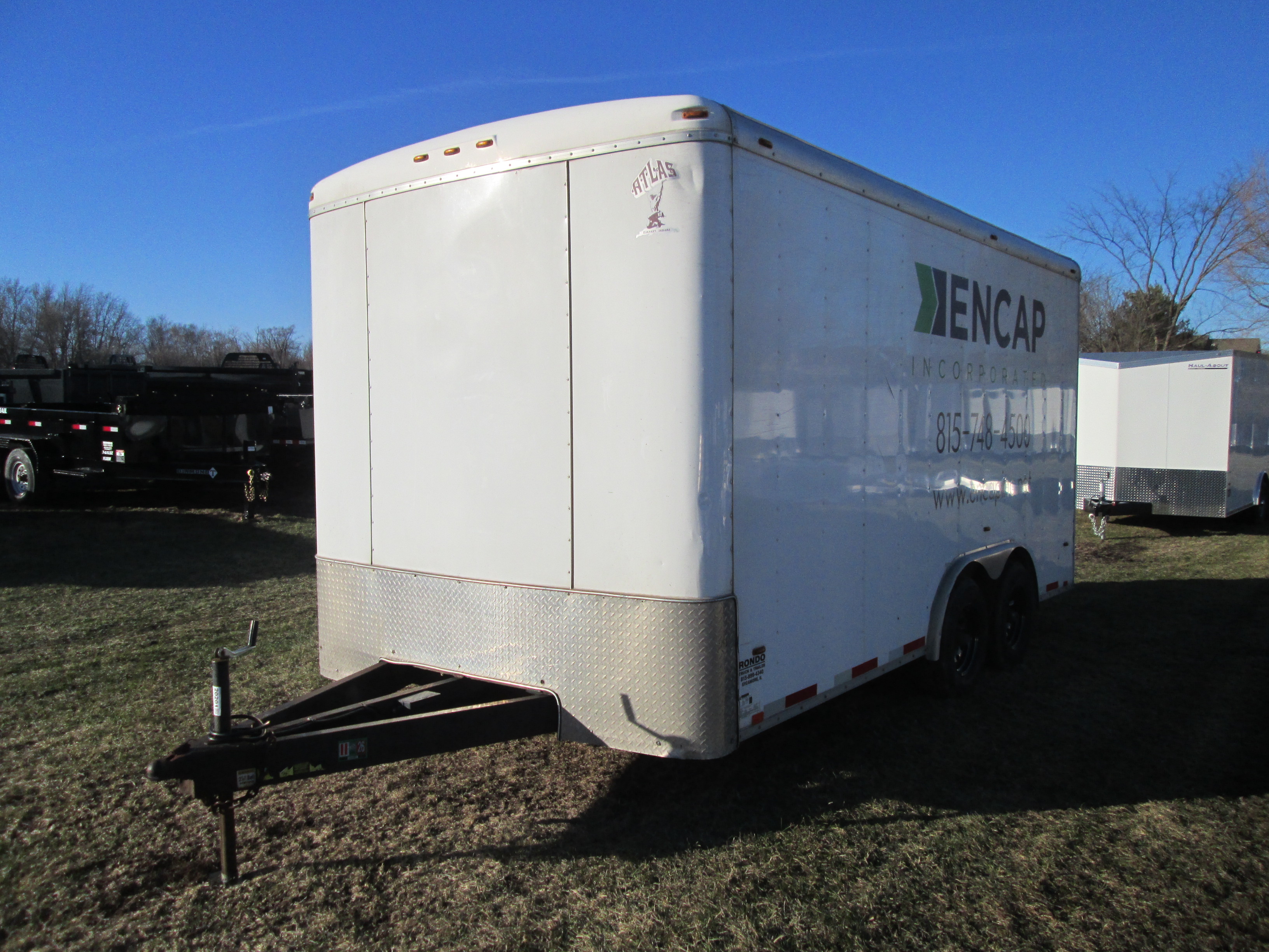 2016 Atlas 8x16  Enclosed Cargo AU816TA3