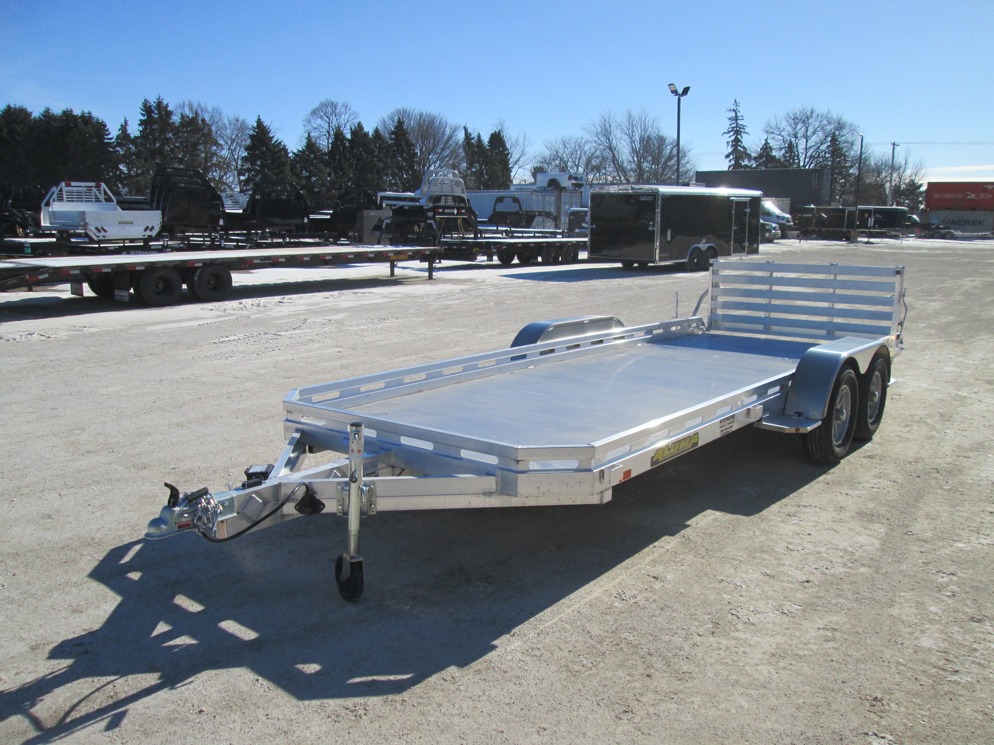 2027 Aluma 78x18  Utility 7818TA-EL-BT-RTD