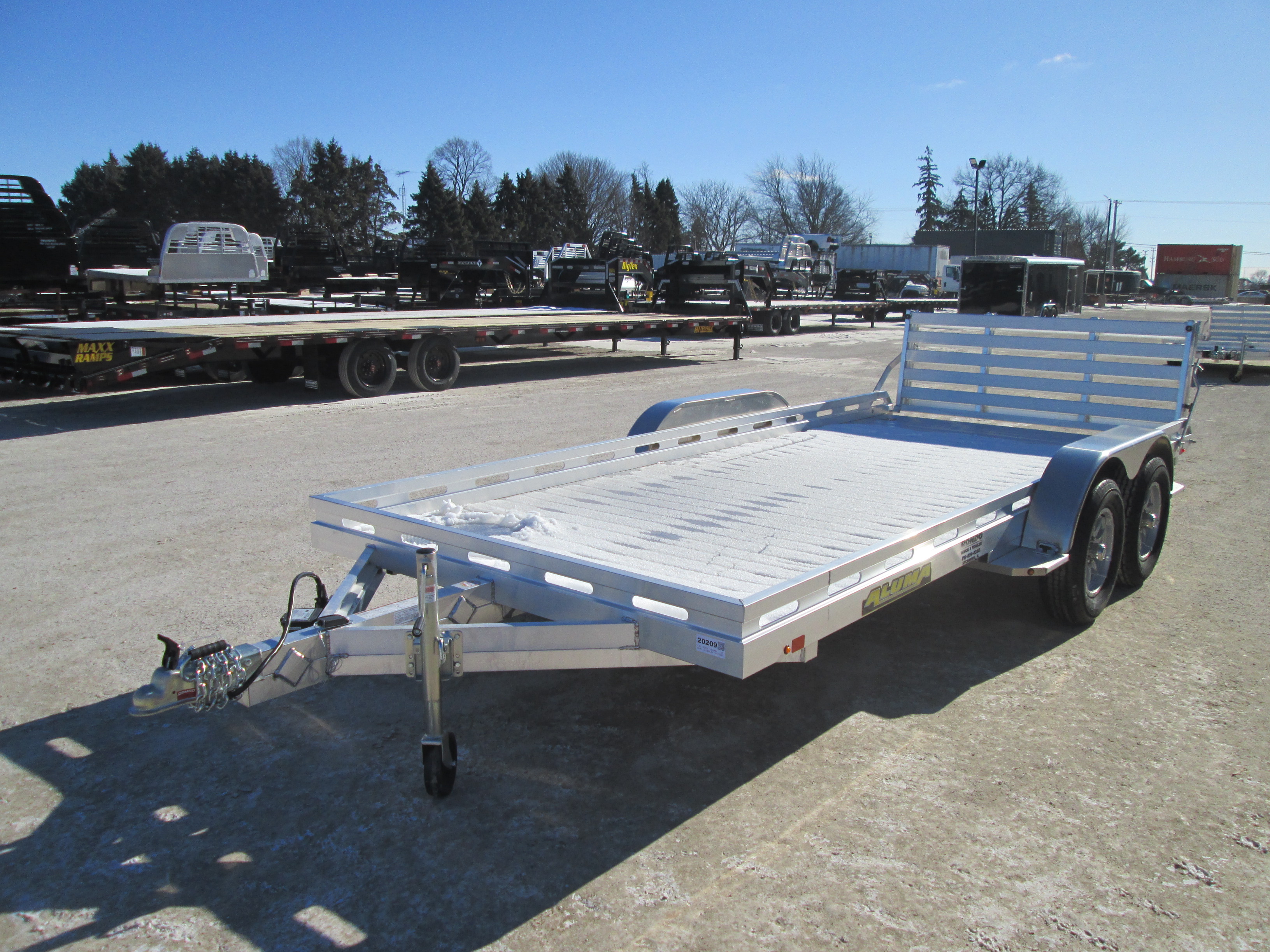 2027 Aluma 81x16  Utility 8016TA-EL-BT-RTD