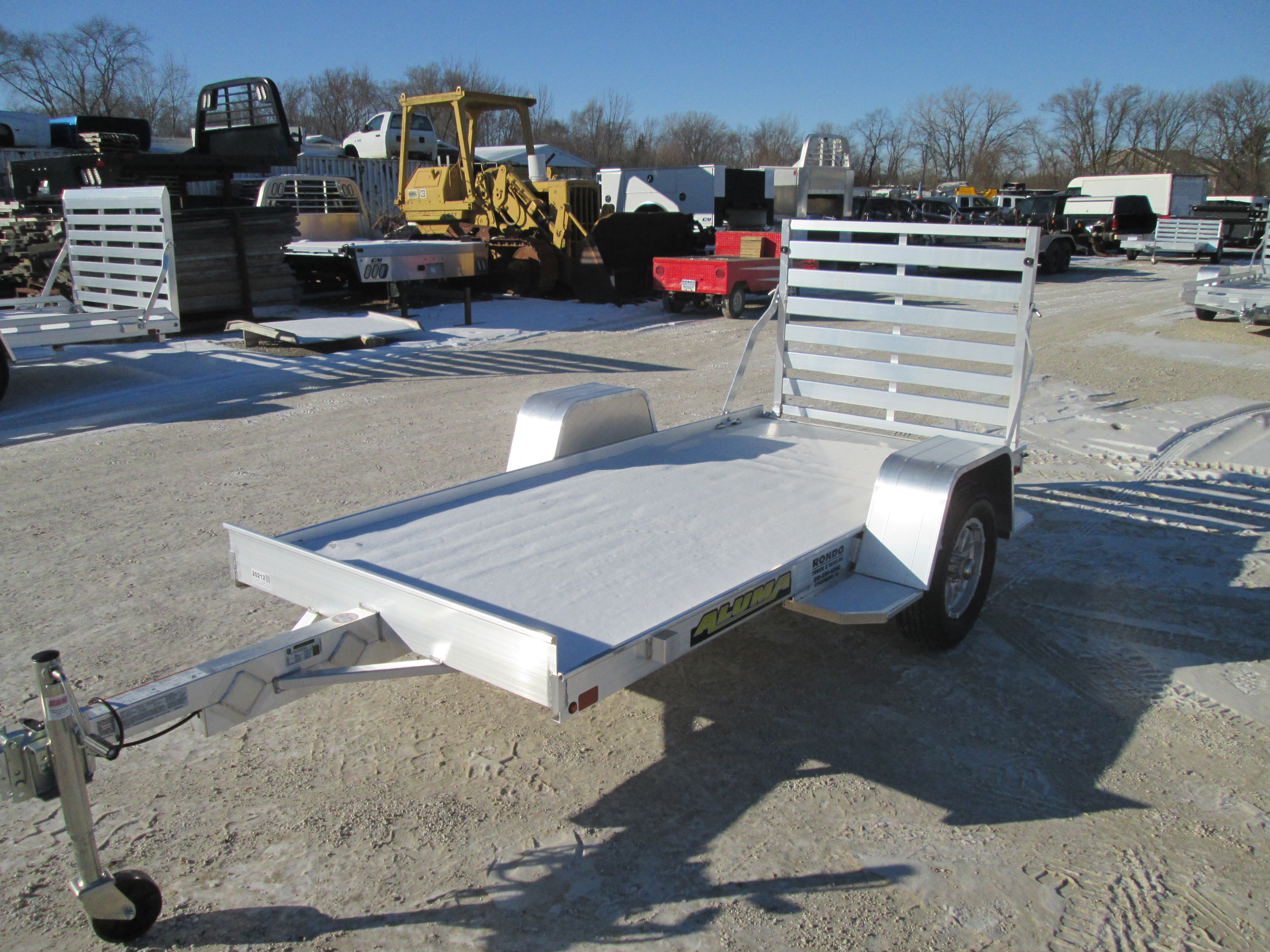 2026 Aluma 54x10  Aluminum Single Axle Utility 5410S-TG