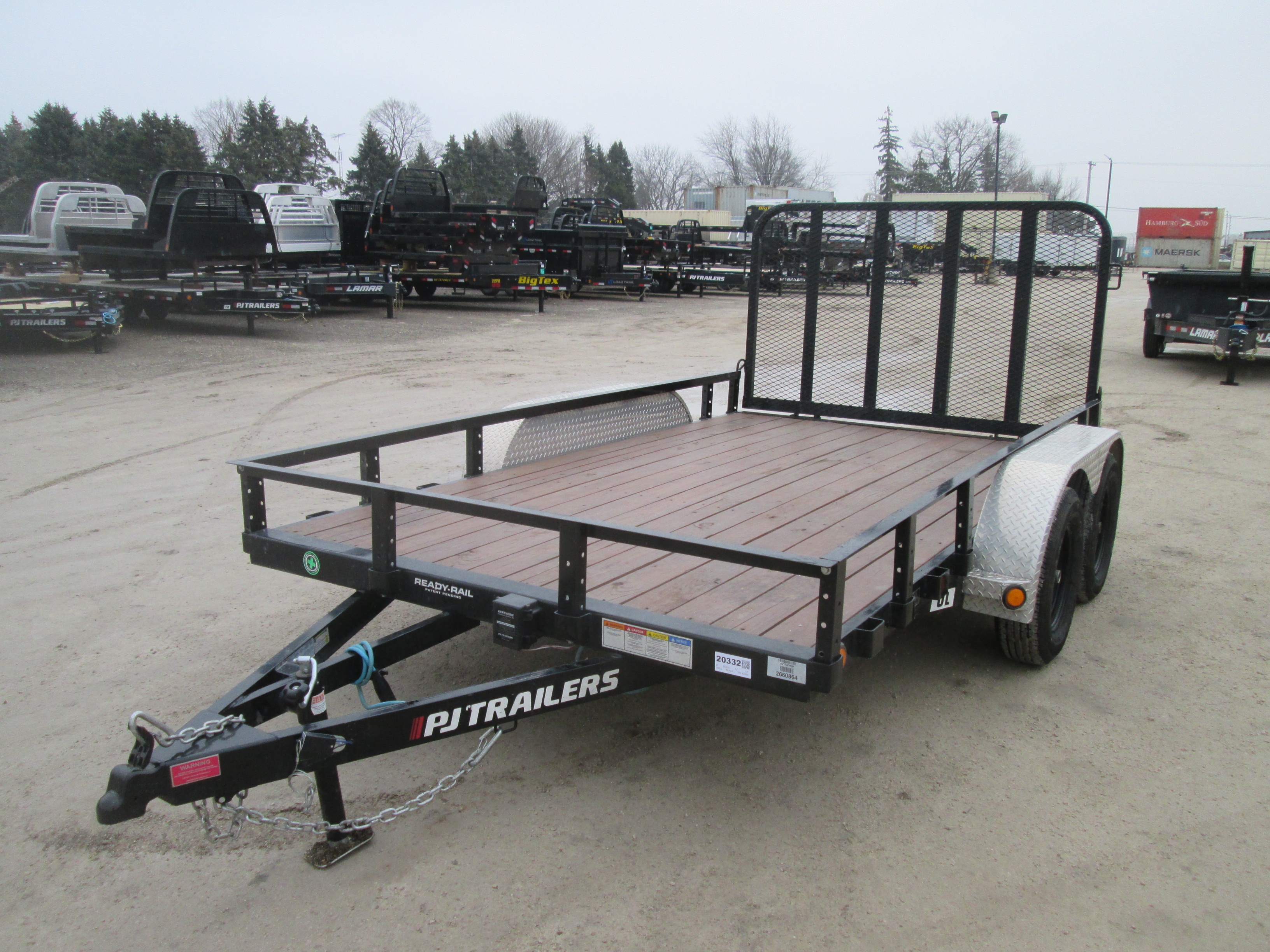 2024 PJ Trailer 83x12 UL Utility UL21232ESGK