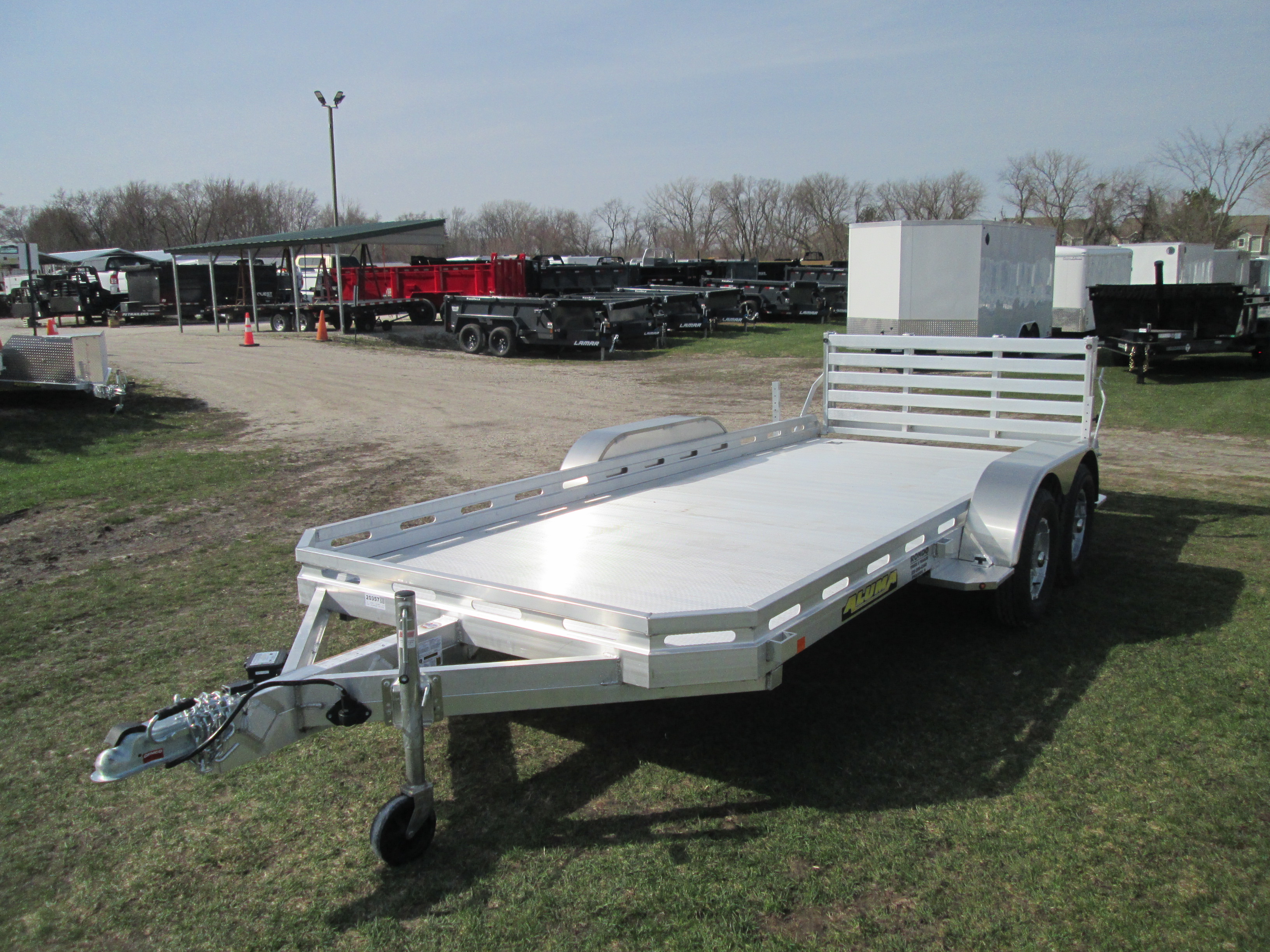 2027 Aluma 78x16  Utility 7816TA-EL-BT-TR-RTD