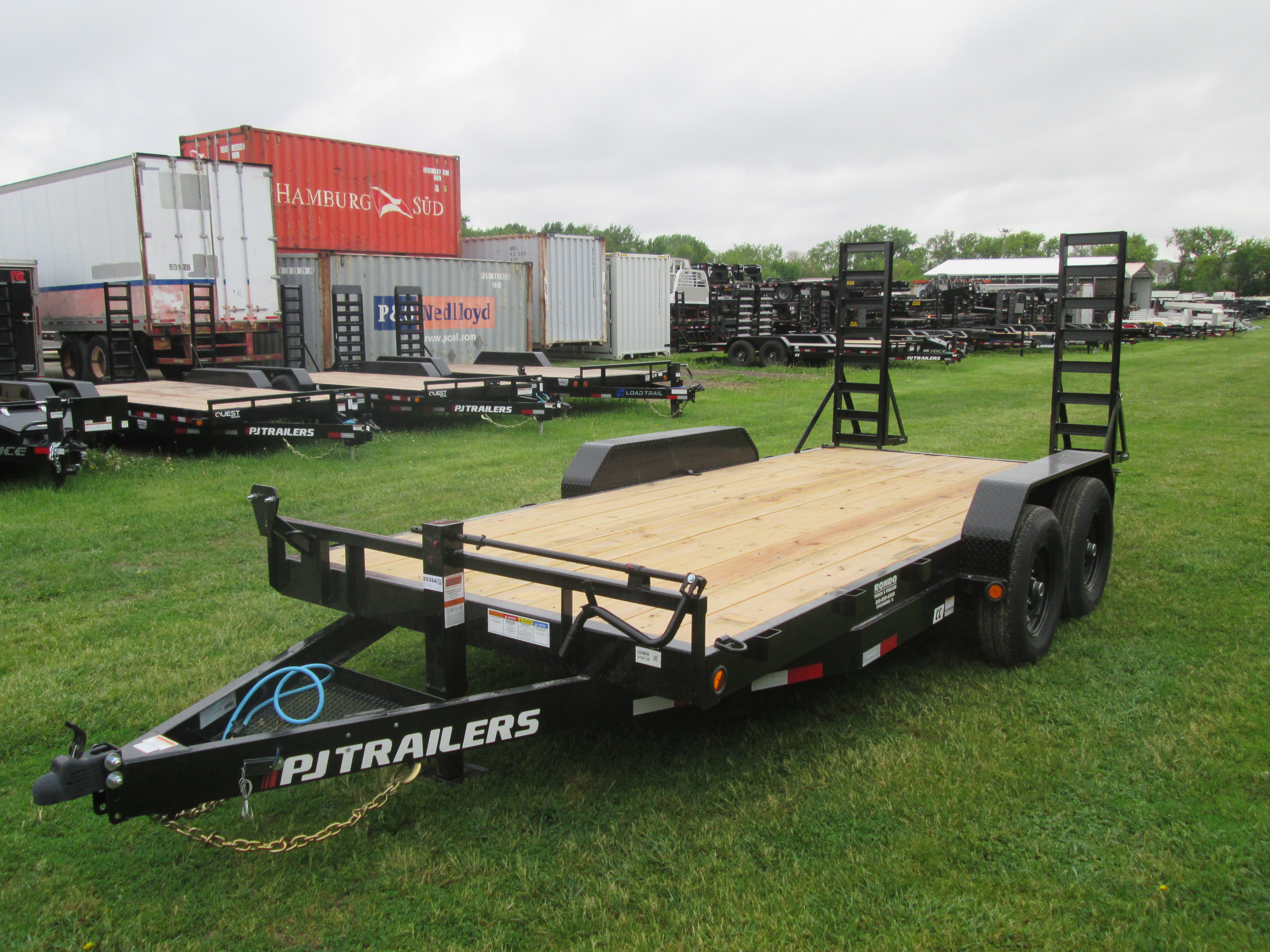 2026 PJ Trailer 83x16 CC Equipment CCJ1672BSCK