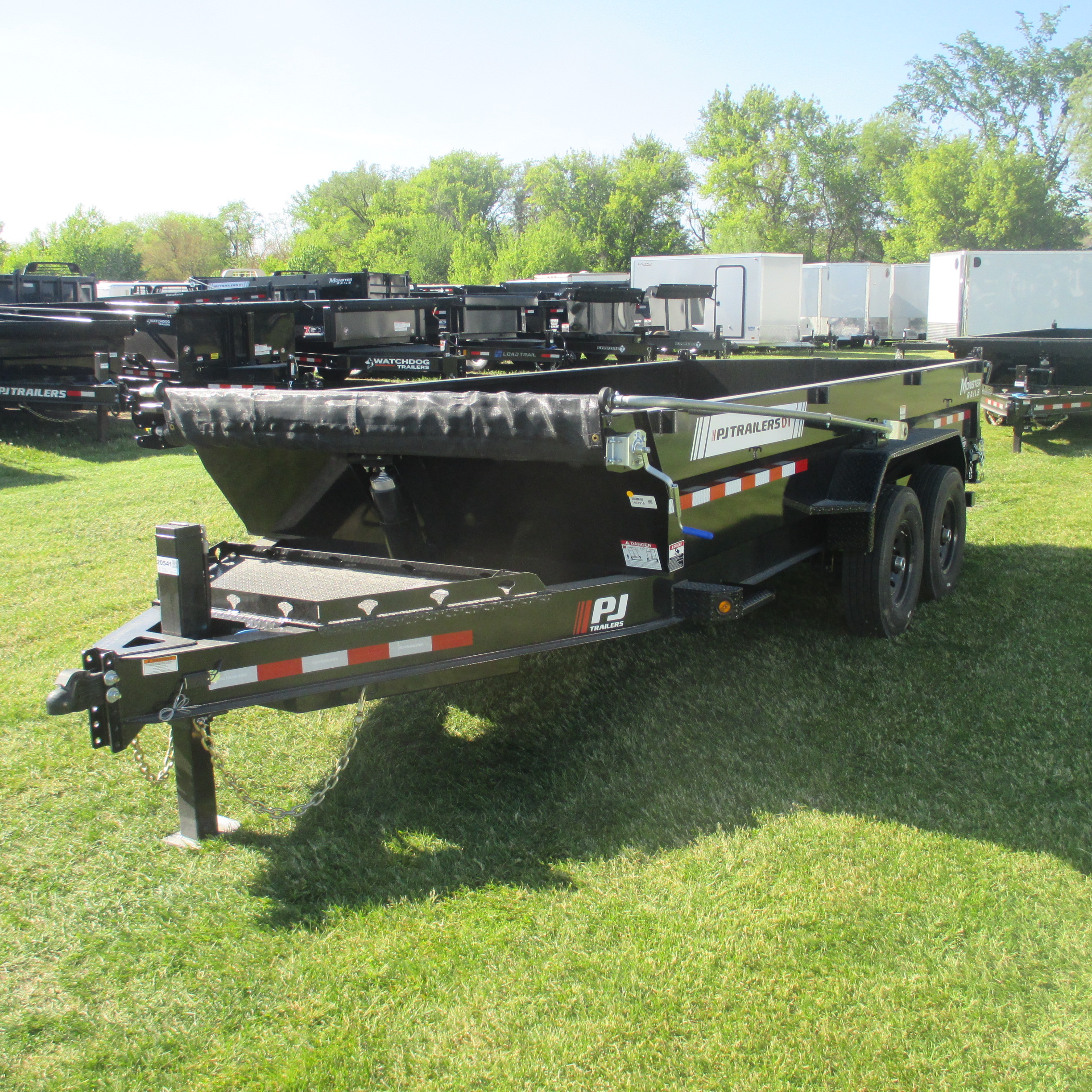 2027 PJ Trailer 83x16 DT Dump DT1J1692BSSK-VYGR