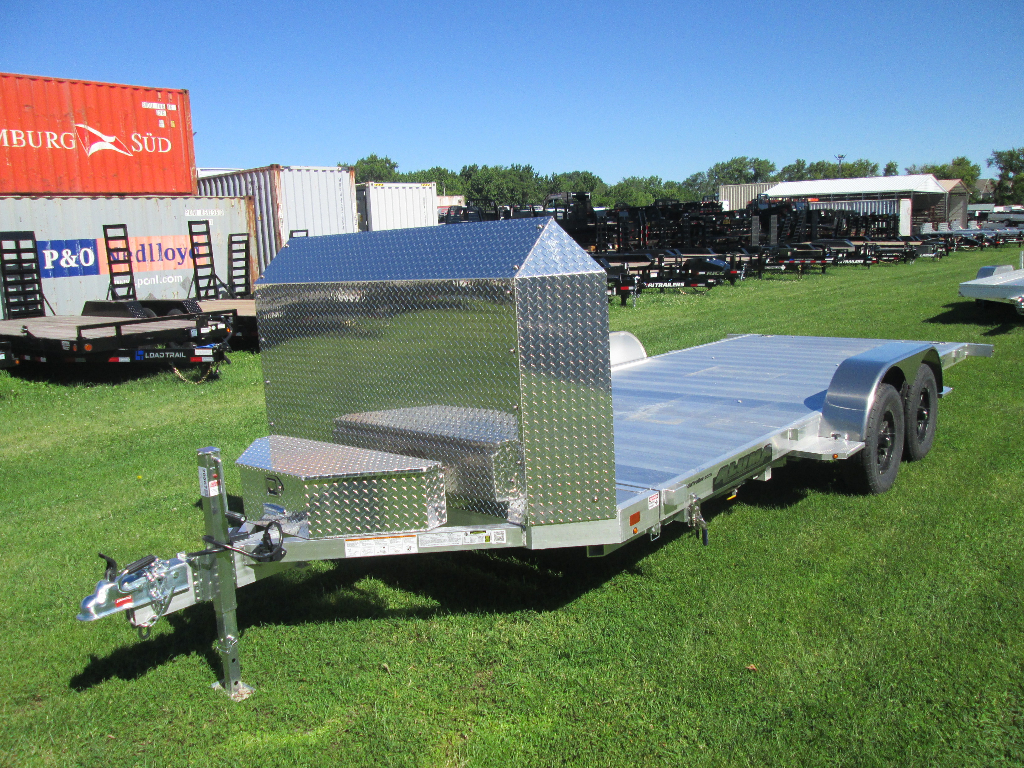 2027 Aluma 82x18  Car Hauler 8218ANV-TILT-TA-EL-RTD