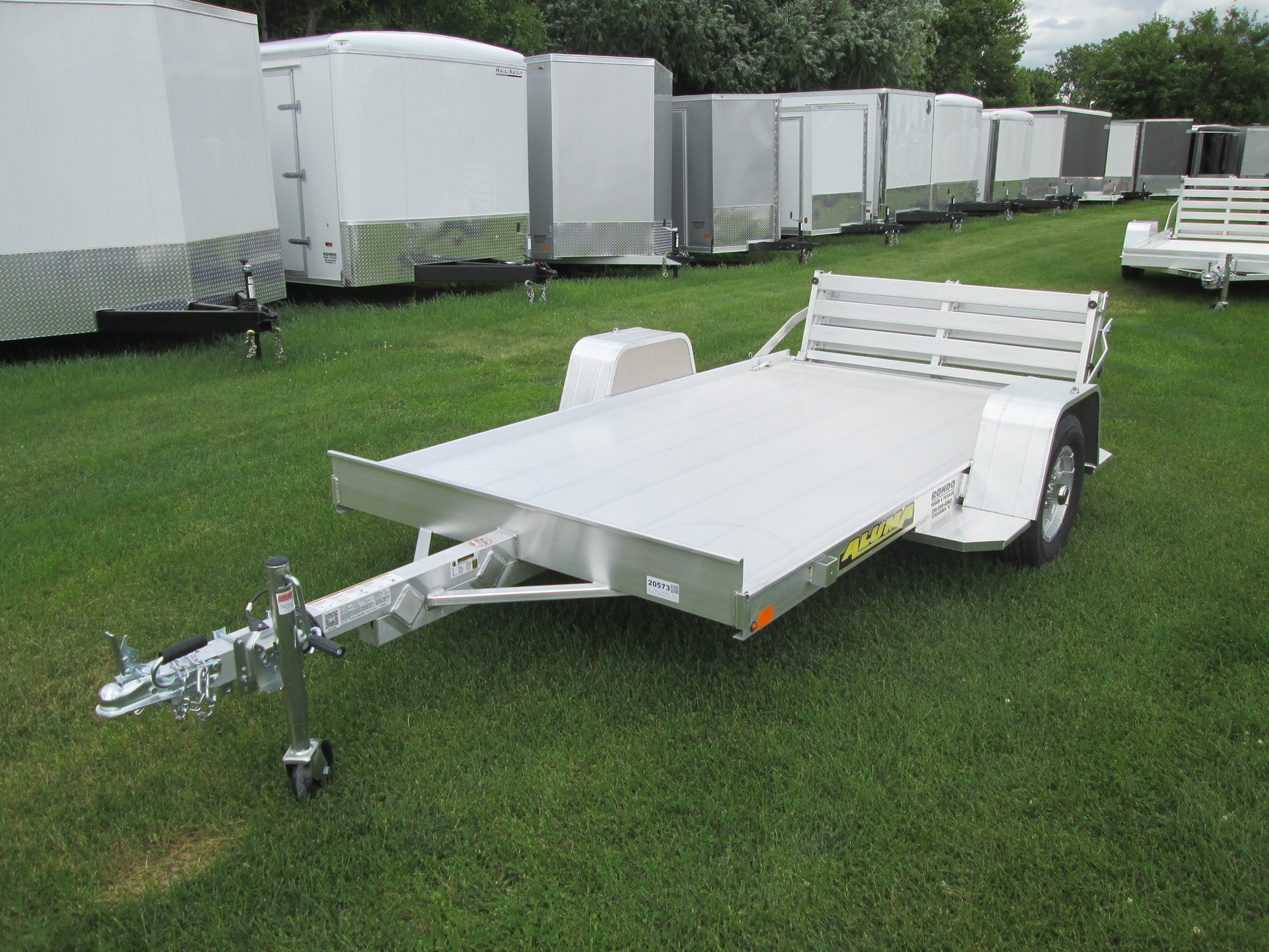 2027 Aluma 63x10  Aluminum Single Axle Utility 6310S-BT