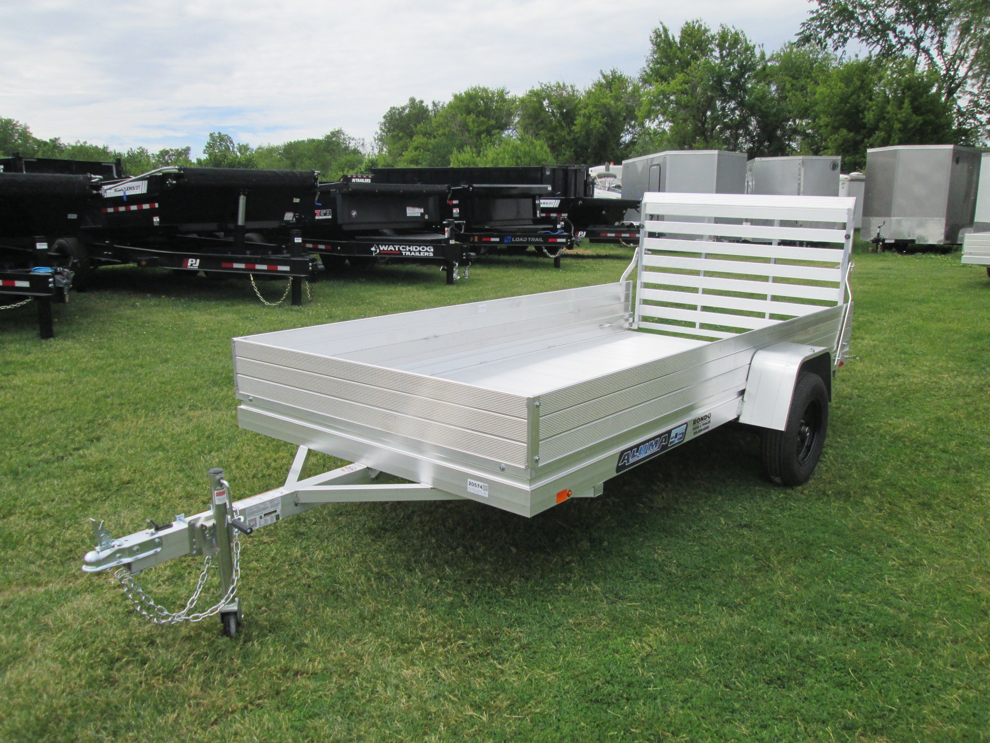 2027 Aluma 68x12  Aluminum Single Axle Utility 6812H-ESA-S-TG