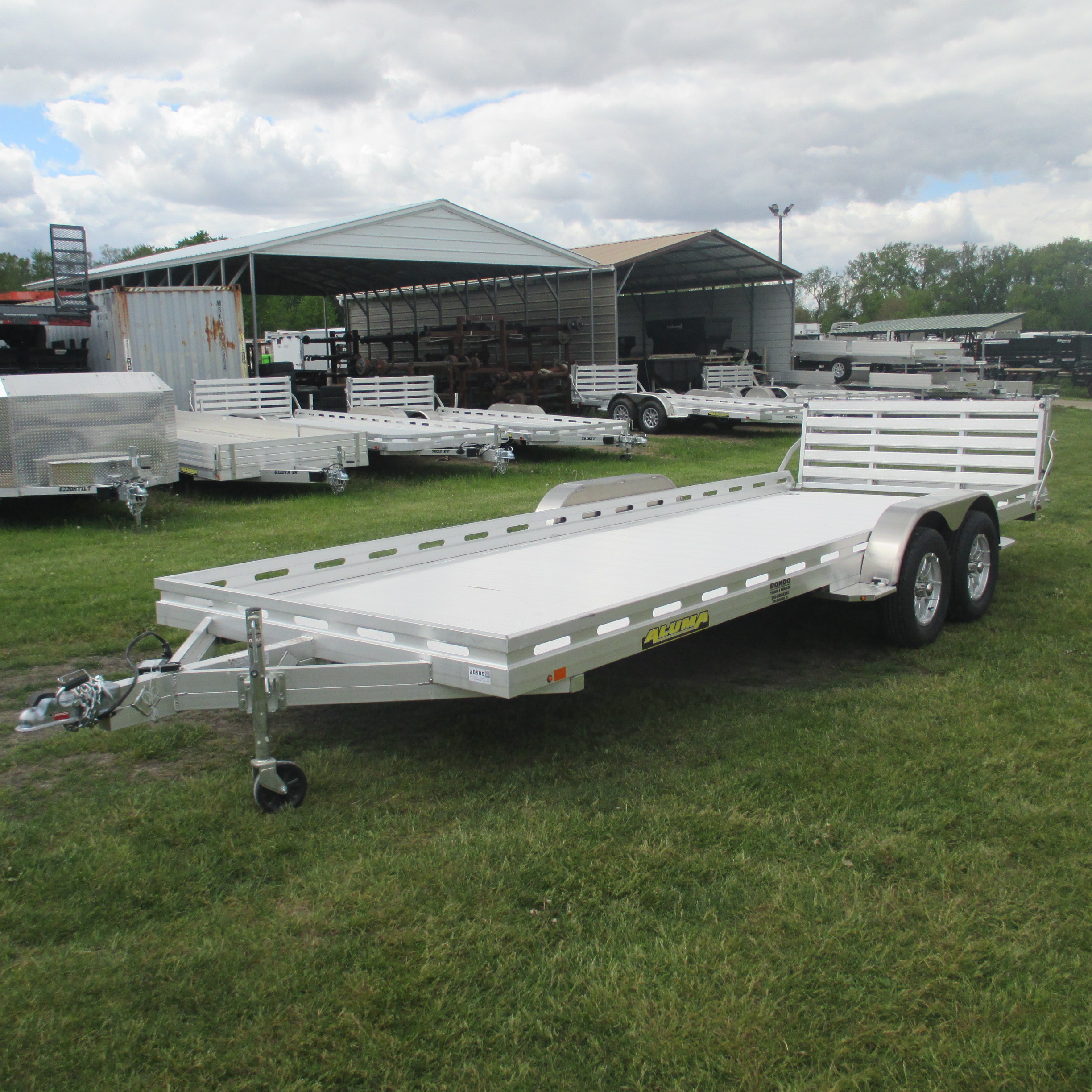 2027 Aluma 81x20  Utility 8020TA-EL-BT-RTD
