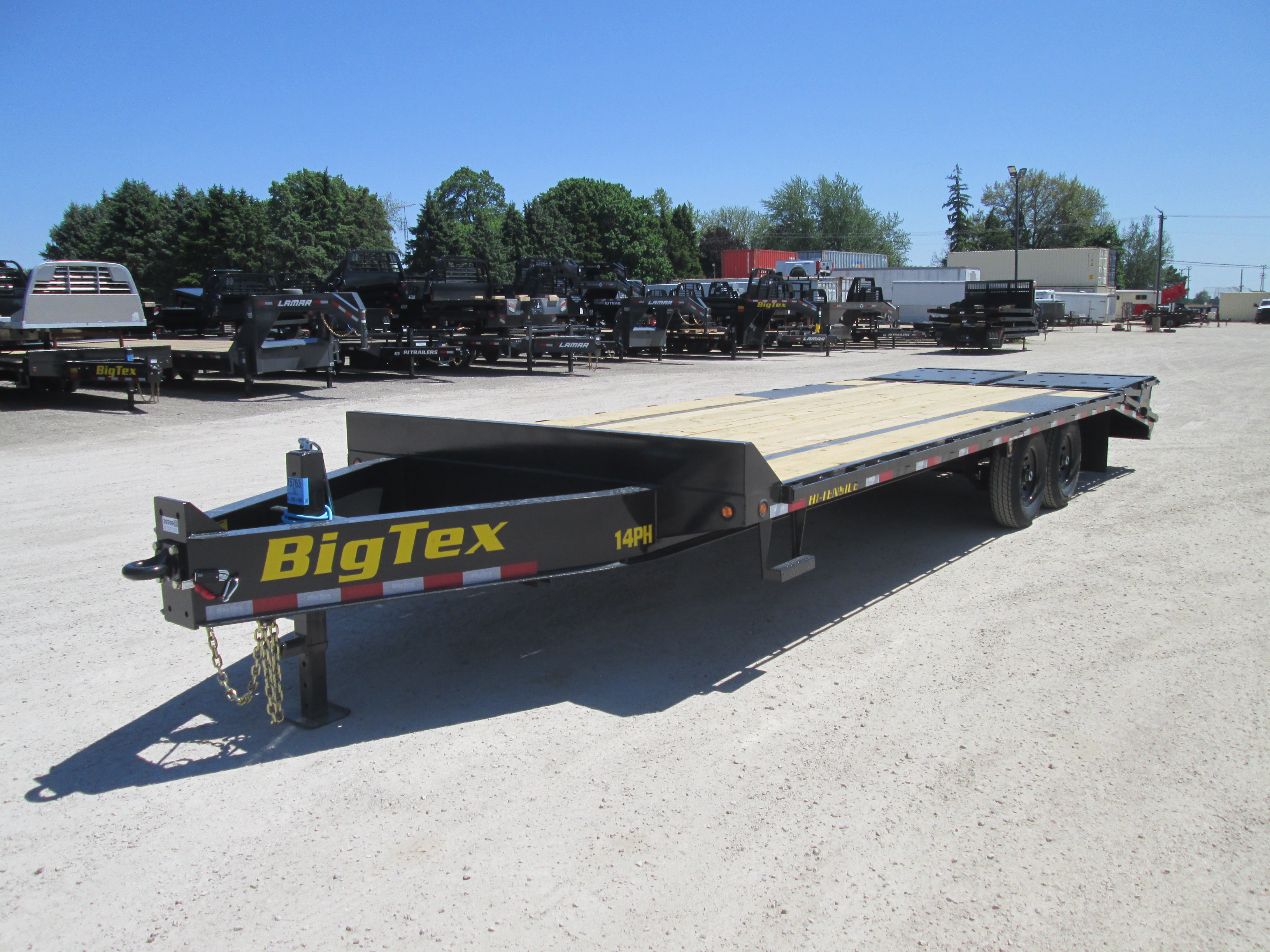 2026 Big Tex 102x25  Equipment Deckover 14PH-20BK+5MR