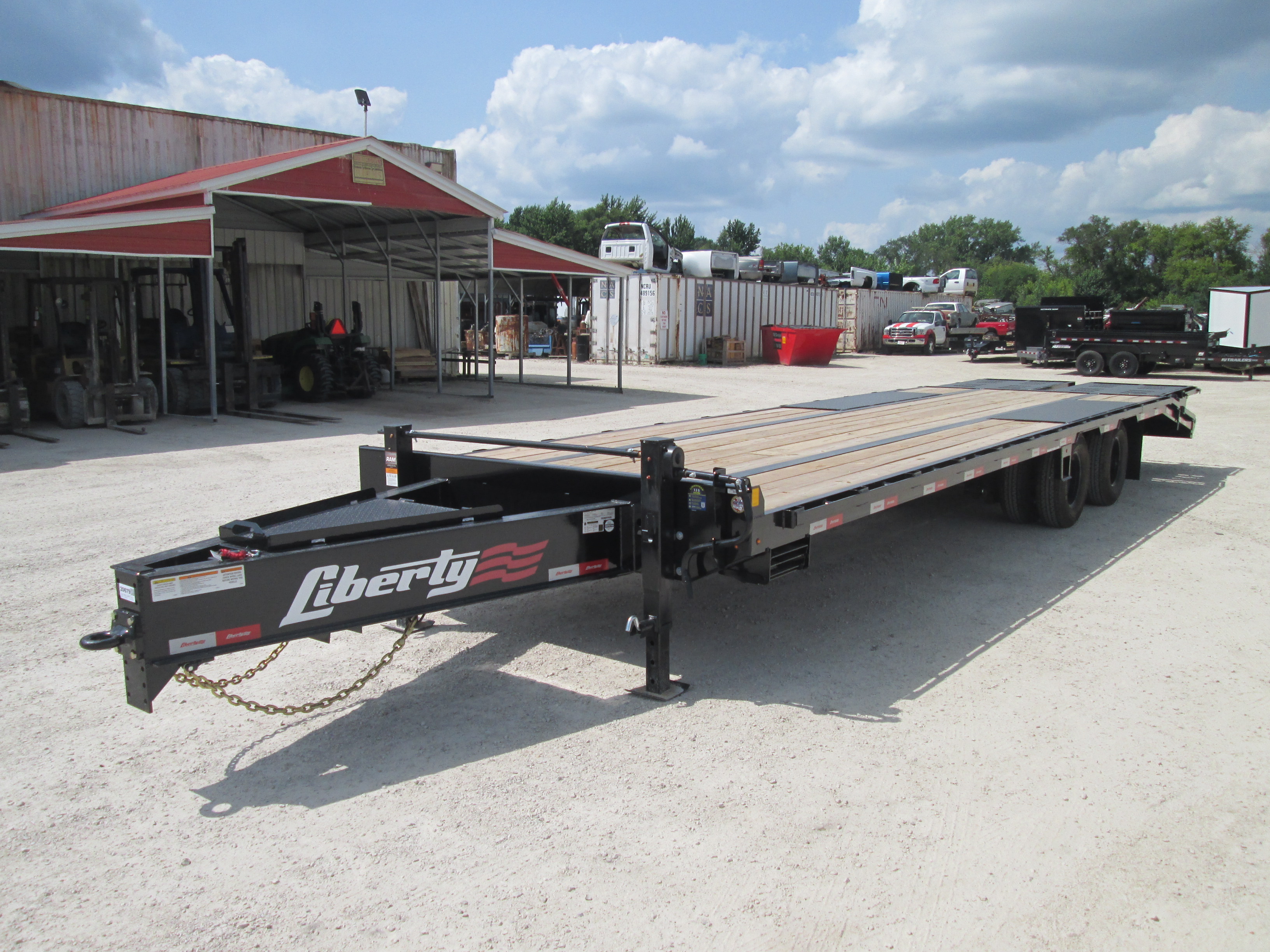 2026 Liberty 102x30  Equipment Deckover LF22K102X25+5B12BPPF PINTLE