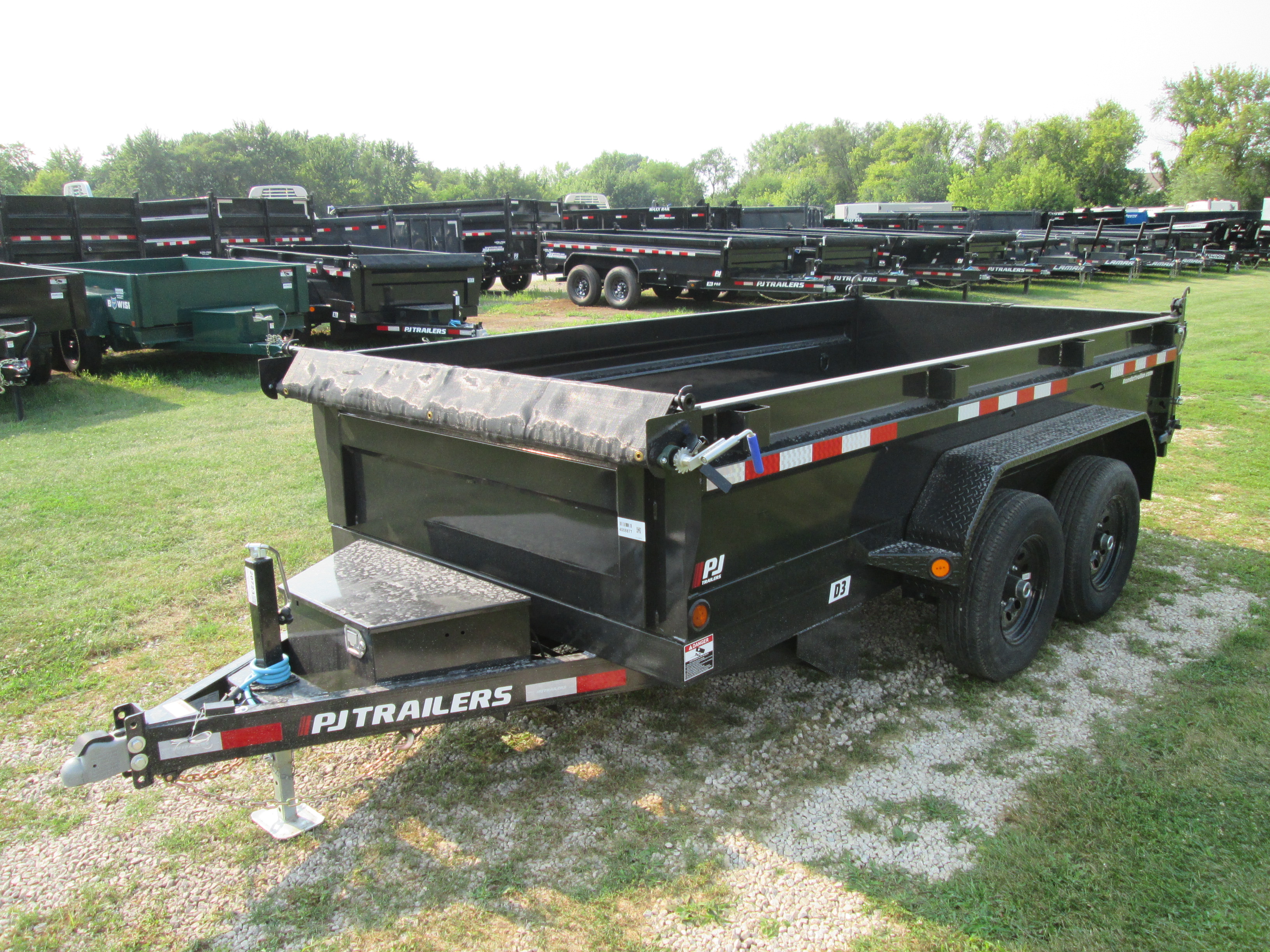2026 PJ Trailer 72x12 D3 Dump D3J1252BSSK-RA01