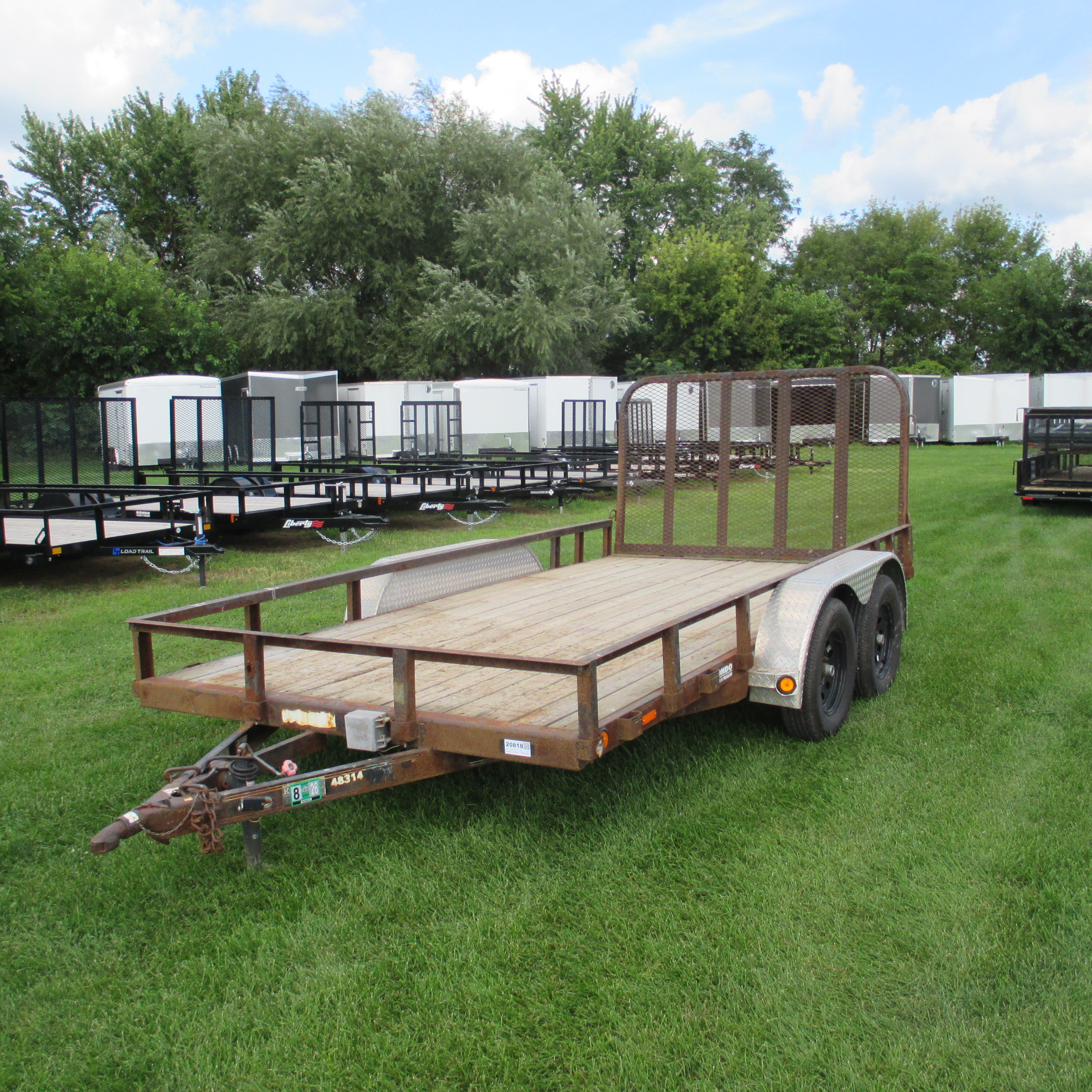 2015 PJ Trailer 83x14 U8 Utility U821432ESGK