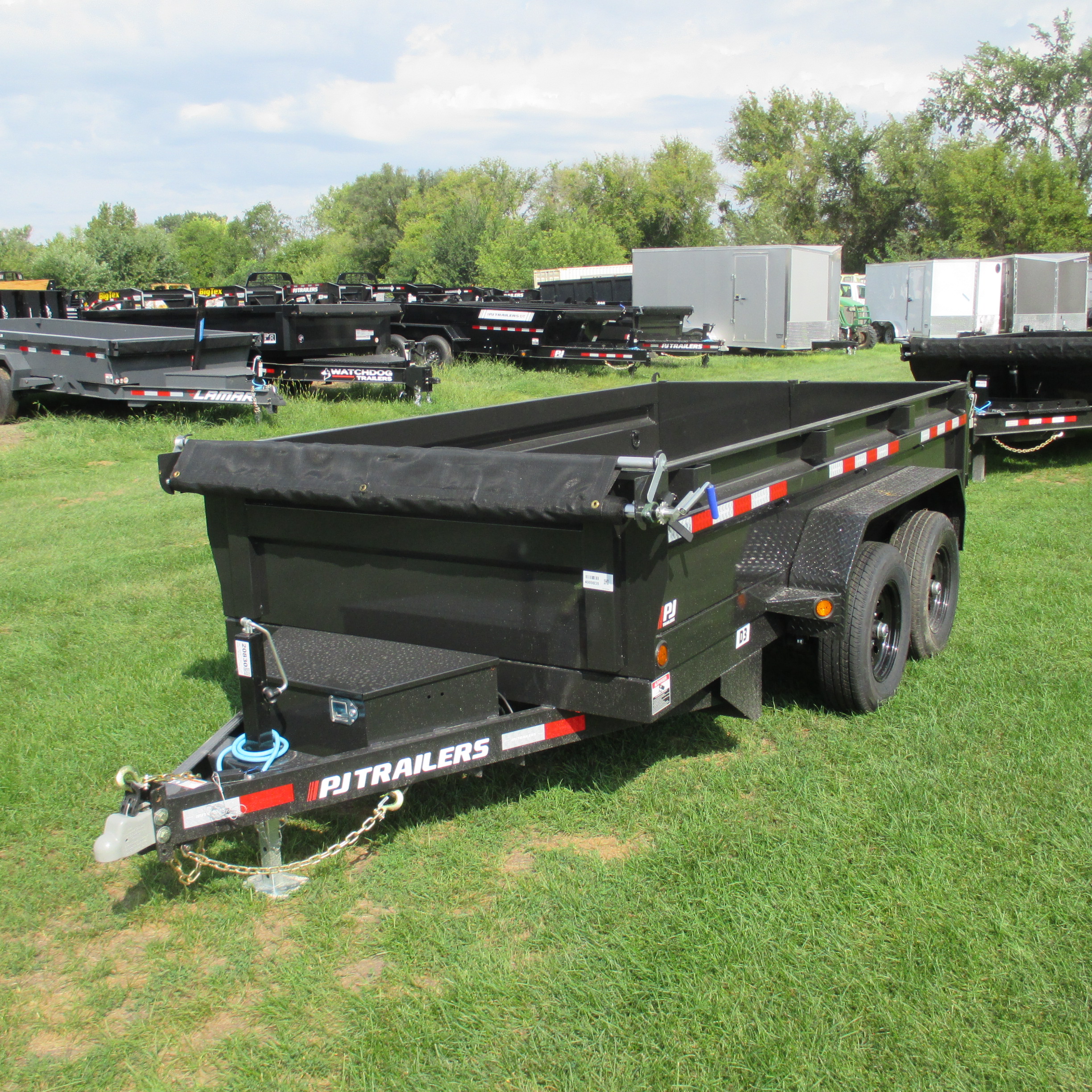 2027 PJ Trailer 72x12 D3 Dump D3J1252BSSK-RA01