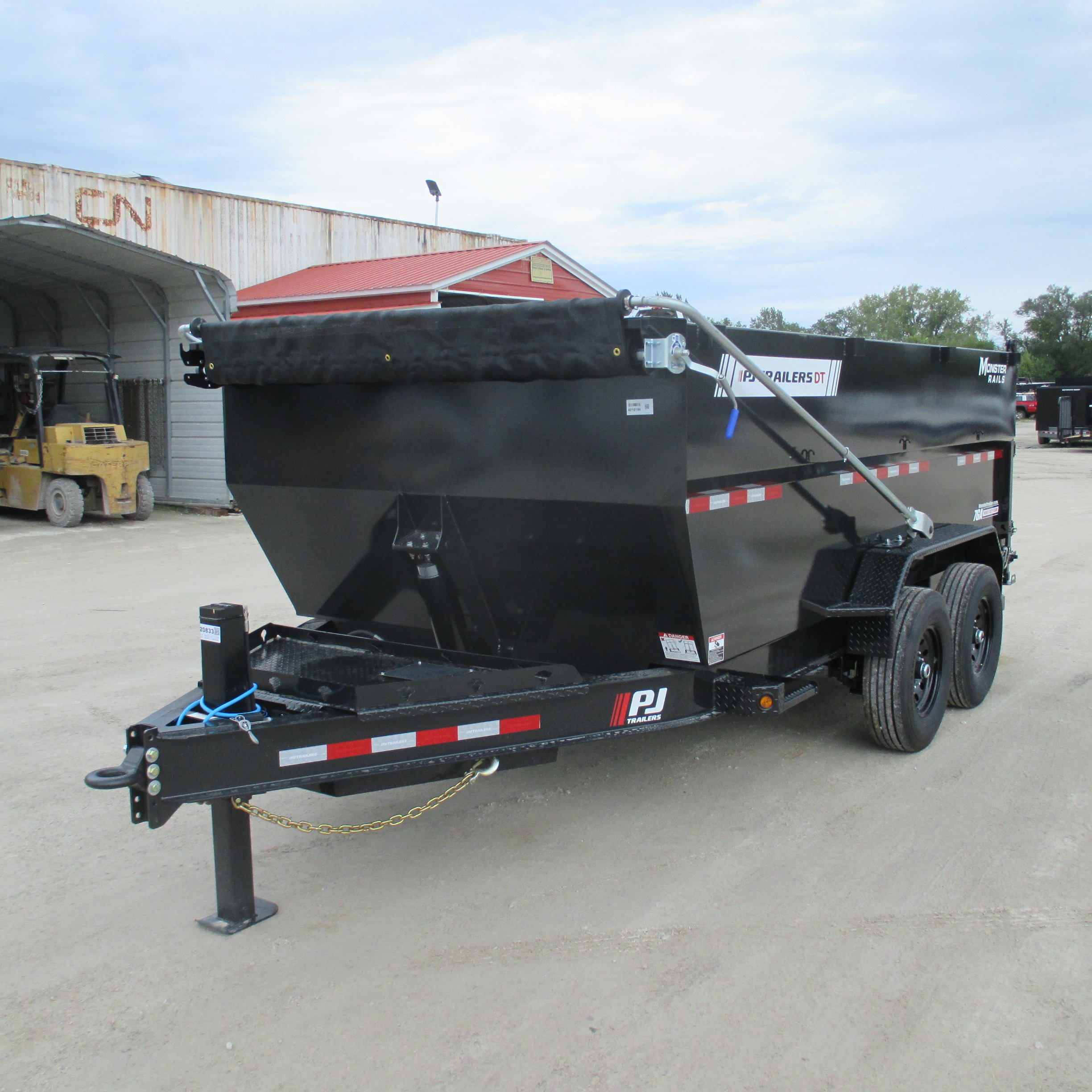 2027 PJ Trailer 83x14 DT Dump DT1J1492BSSK-SW04-VYGR