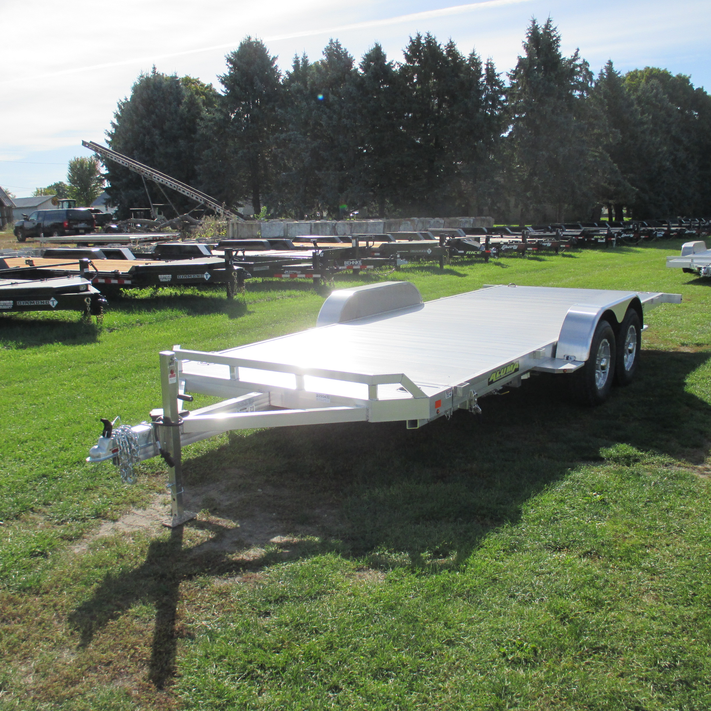 2027 Aluma 82x18  Car Hauler 8218H-TILT-TA-EL-RTD