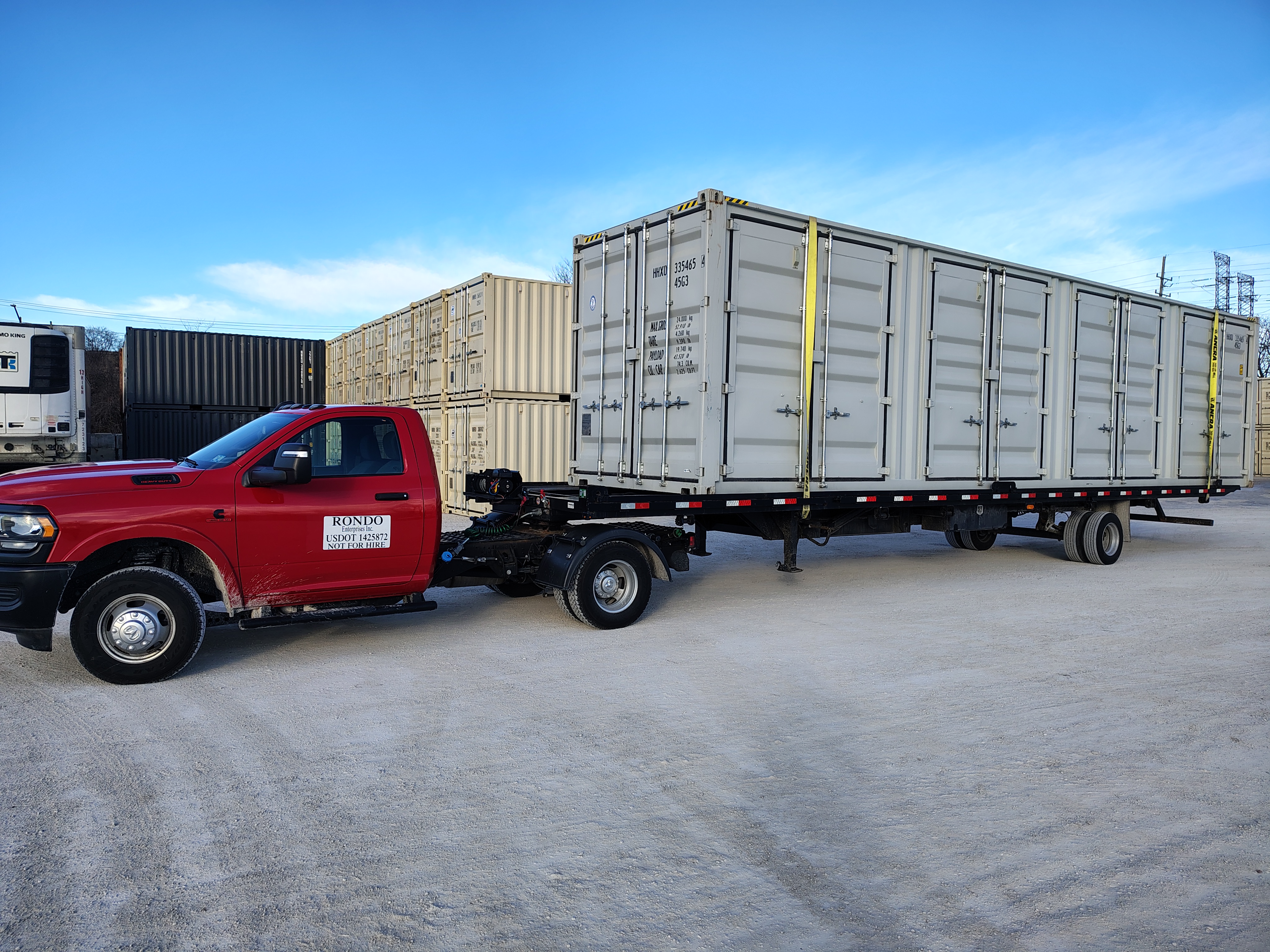 Used 40 Long x 8 Wide - HC Side Doors One Tripper