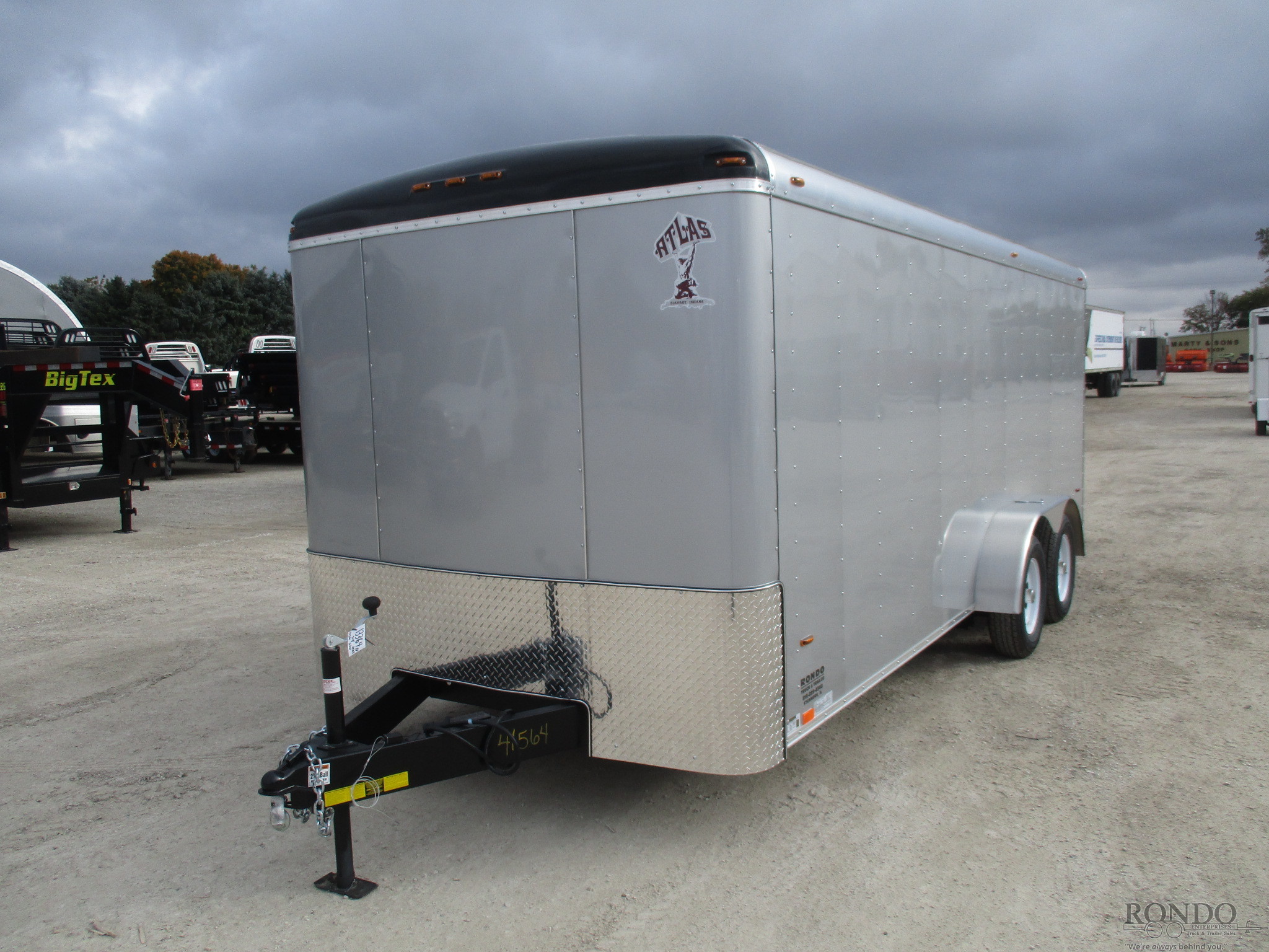 2019 Atlas 7x18' Enclosed Cargo AU718TA2-R :: Rondo Trailer