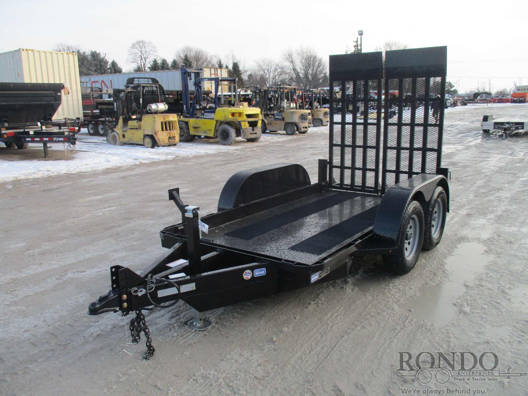 2019 Nation 5x10' Equipment Scissor Lift :: Rondo Trailer