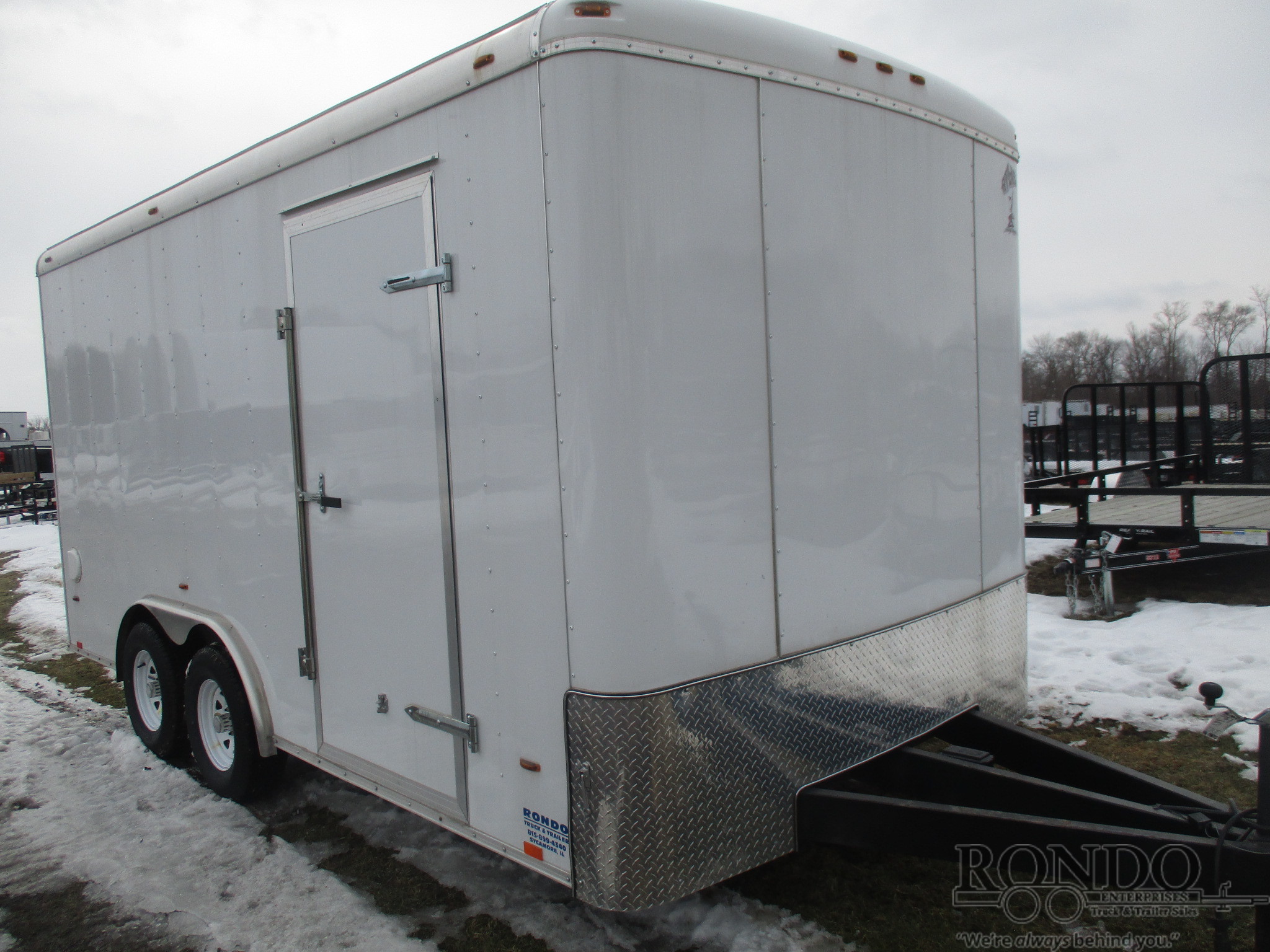2018 Atlas 8x16' Enclosed Cargo AU816TA2 :: Rondo Trailer