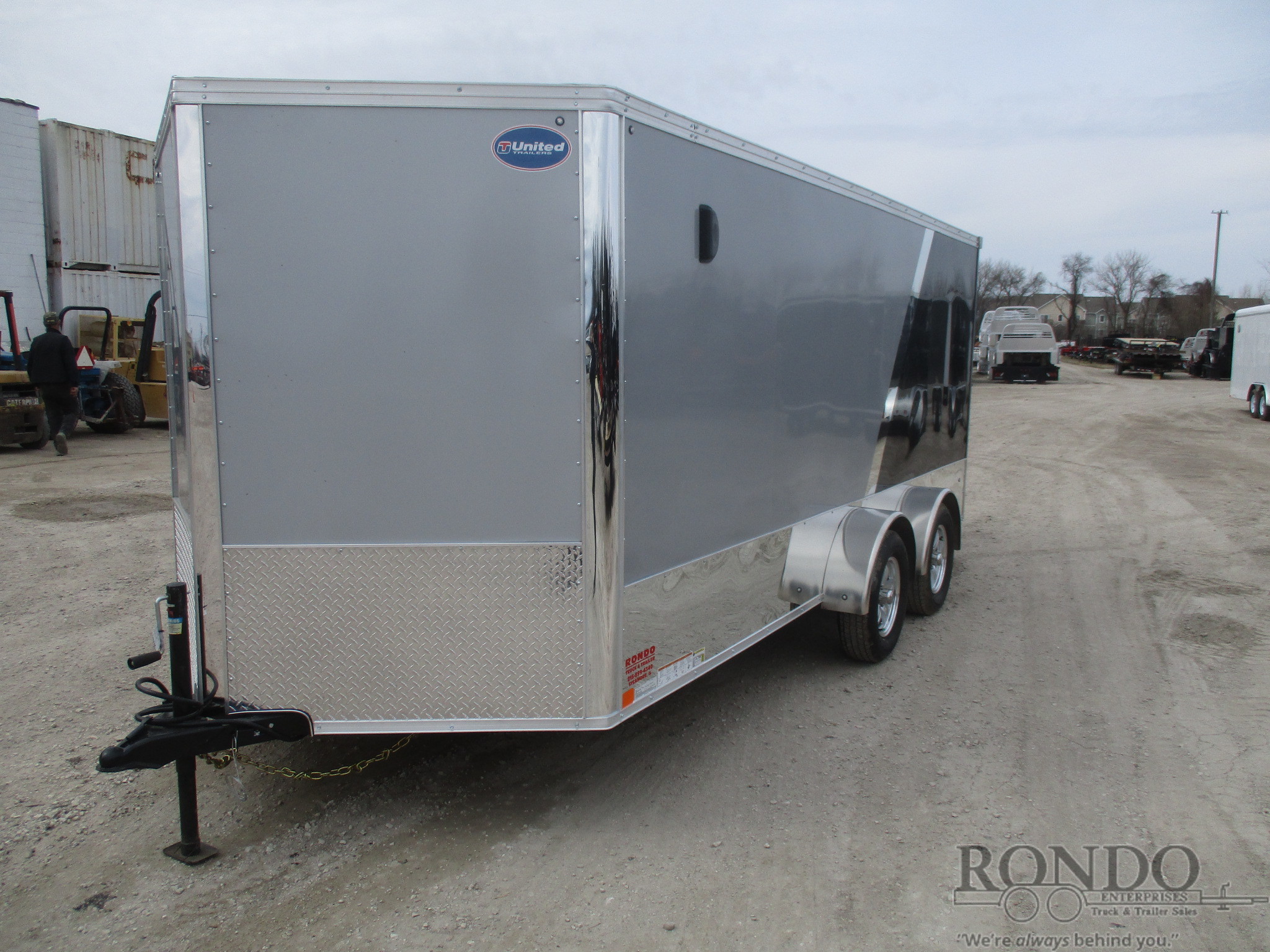 2020 United 7x16' Enclosed Motorcycle XLMTV-716TA35-8.5-T