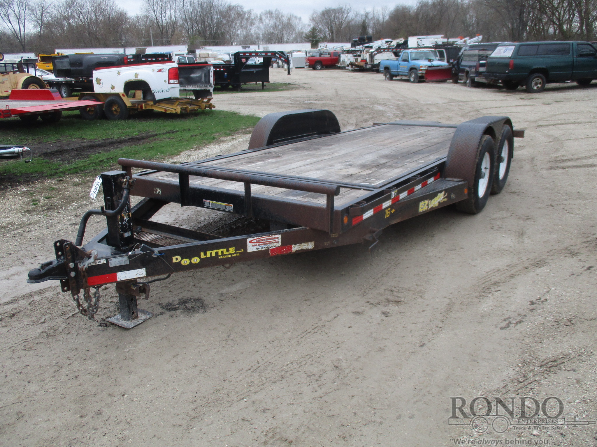 2014 DooLittle 81x18' Equipment Tilt EZ Loader :: Rondo Trailer