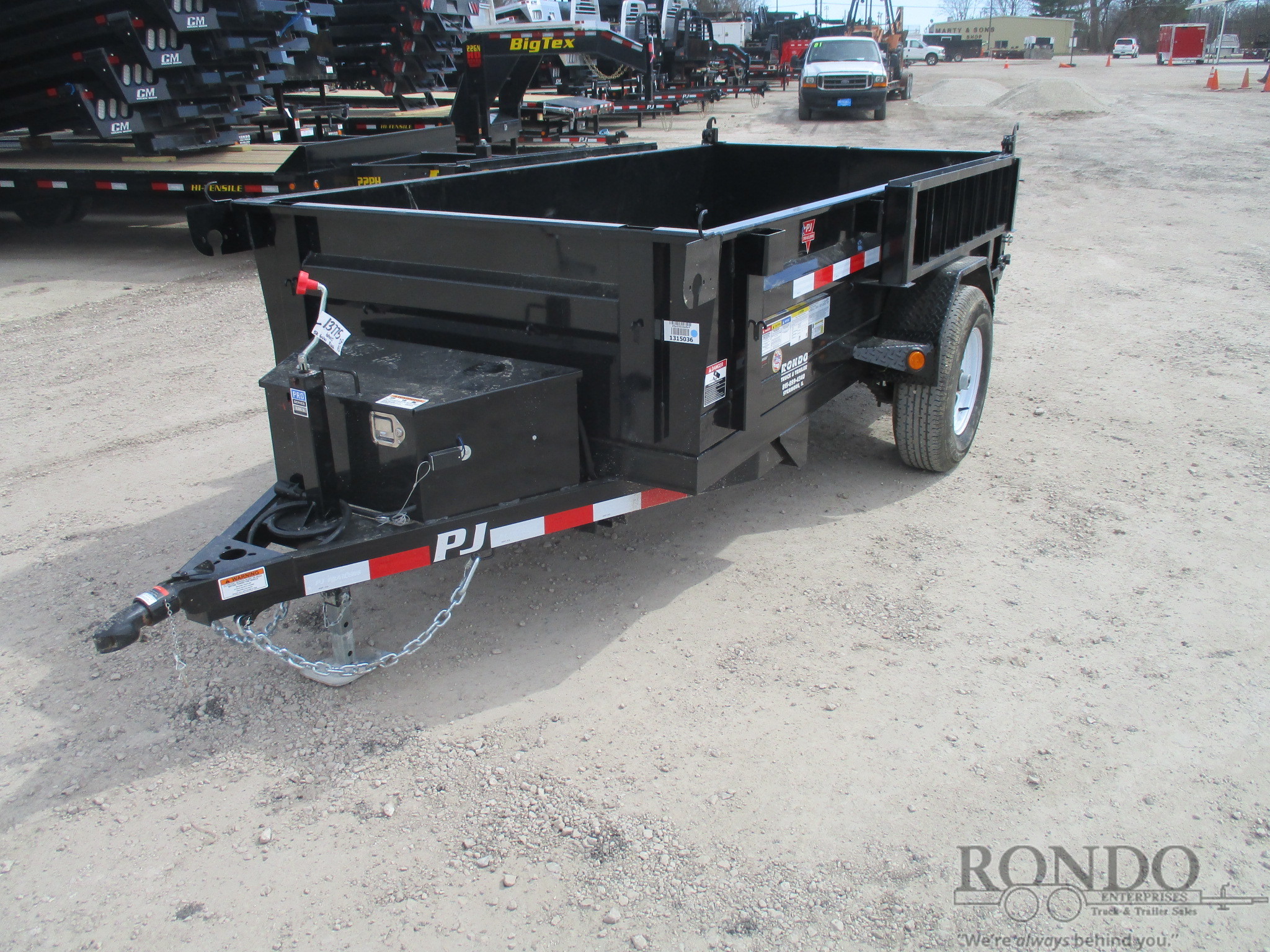2020 PJ Trailer 60x10' D5 Dump D5A1051BSTKRT :: Rondo Trailer