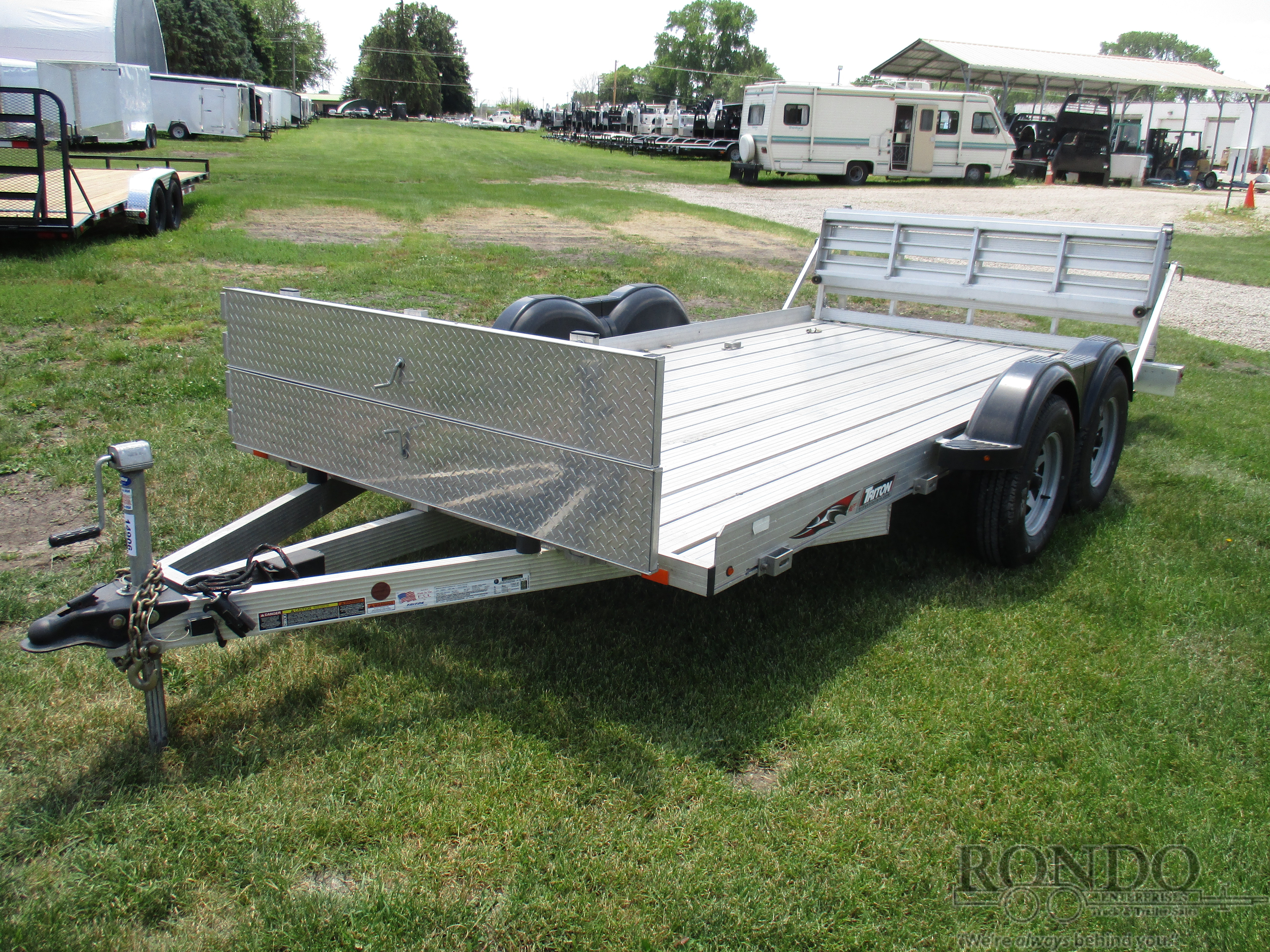 2015 Triton 81x14' Utility AUT1482-2EB :: Rondo Trailer