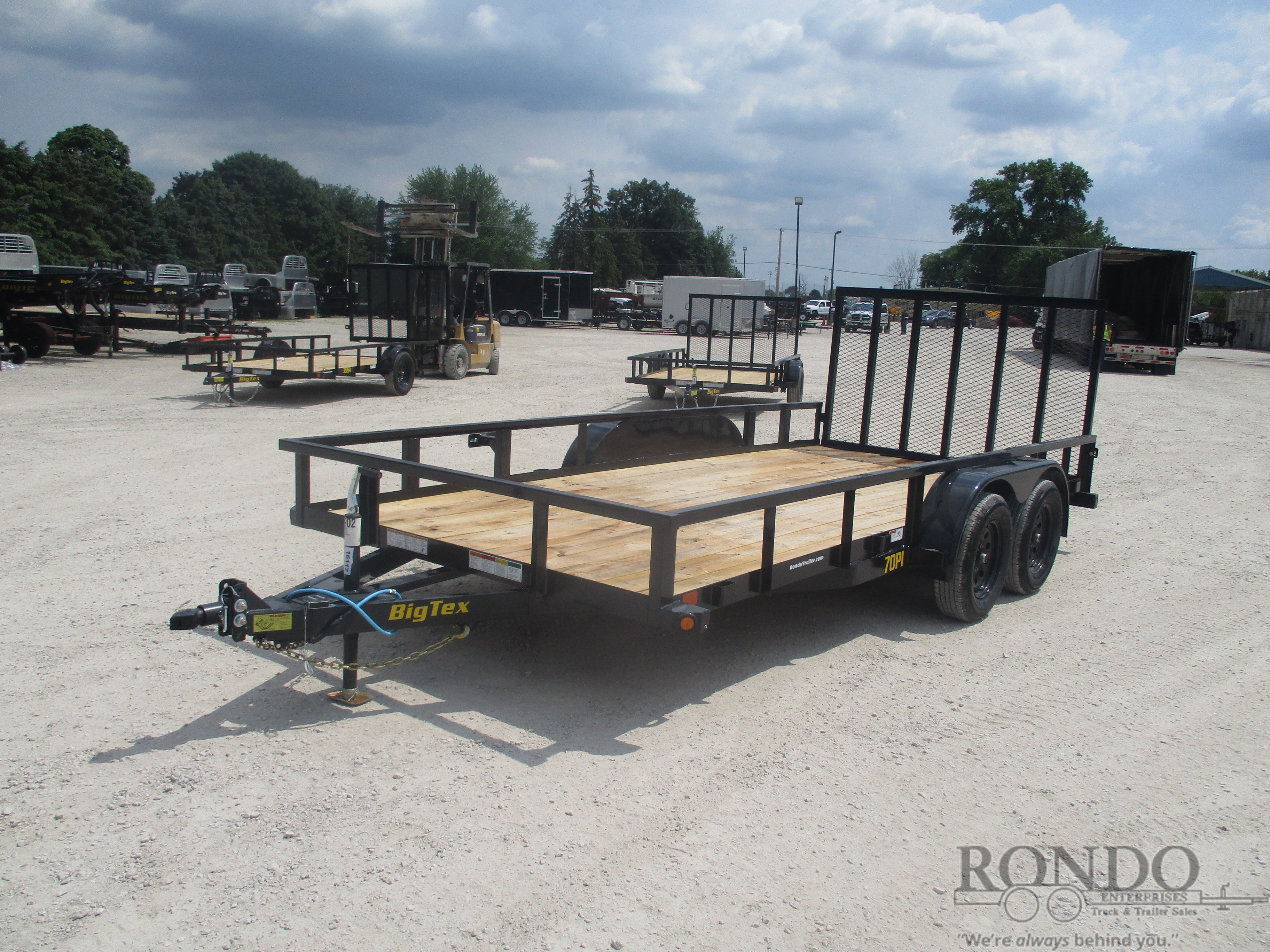 2021 Big Tex 83x16' Utility 70PI-16XBK4RG2B :: Rondo Trailer