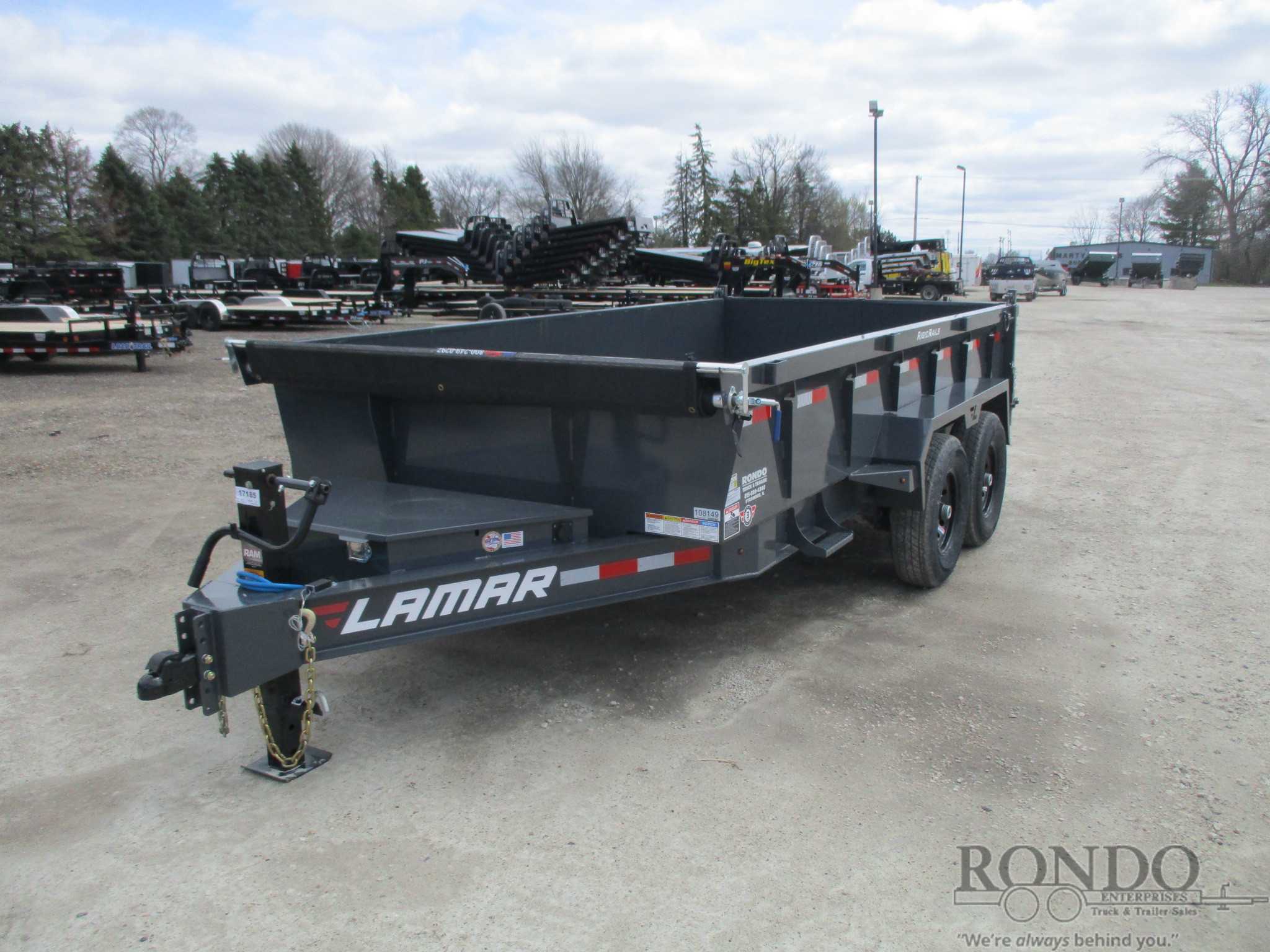 2022 Lamar 83x14' Dump DL831427 :: Rondo Trailer