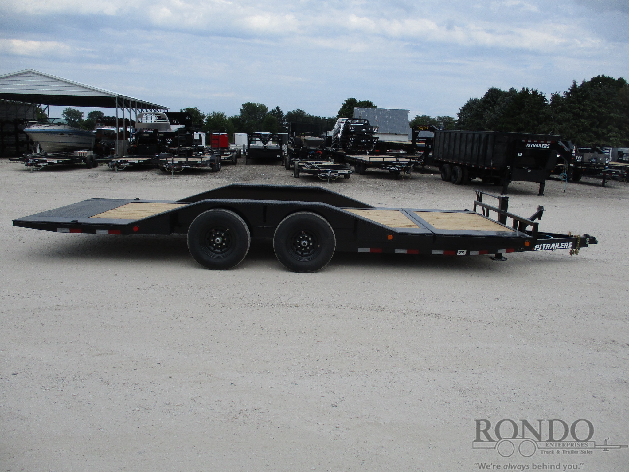 2023 PJ Trailer 102x20' TS Equipment Tilt TSJ2072BTTK :: Rondo Trailer