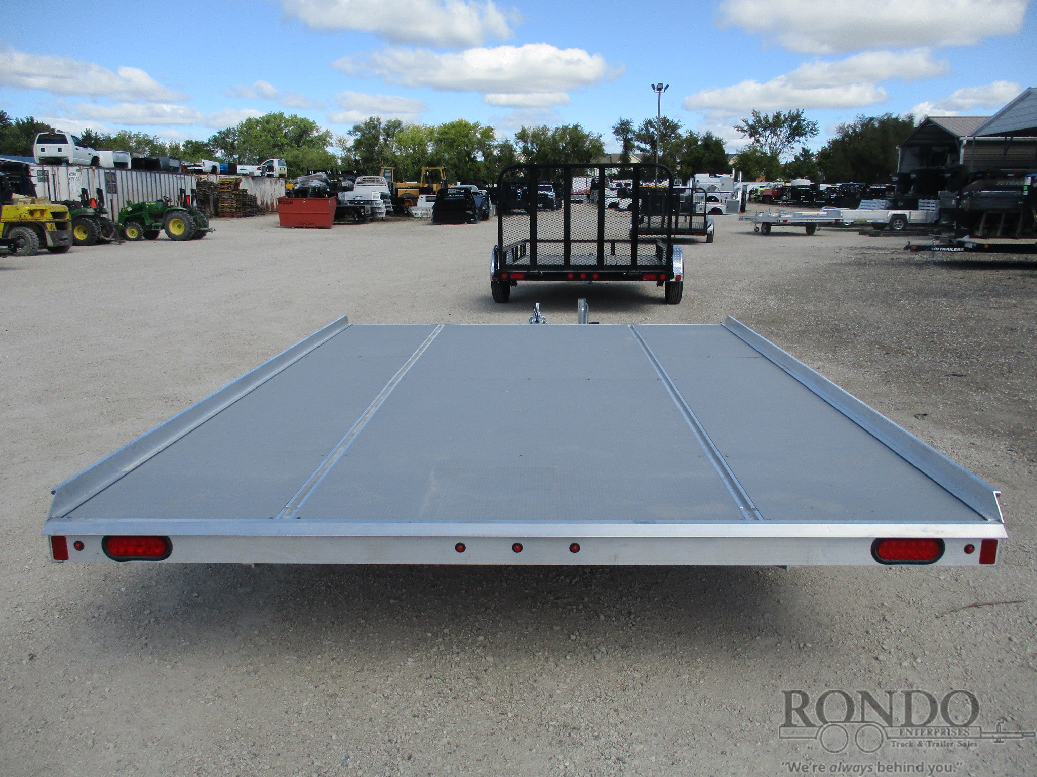 2023 Aluma 102x12' Snowmobile 8612TILT-S-12SL :: Rondo Trailer